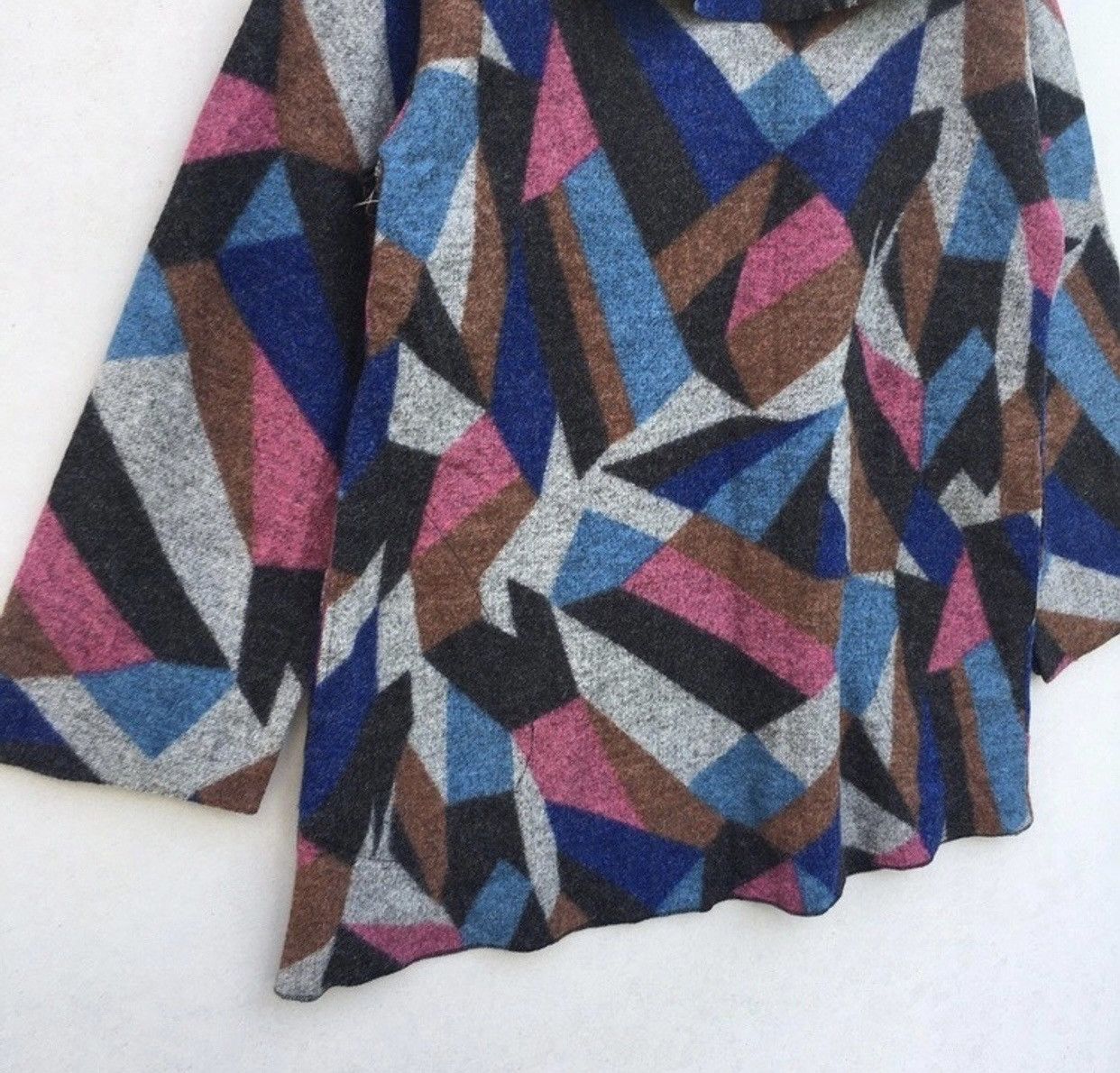Handmade Vtg Custom Handcrafted Assymetrical Prism Wool Knitwear Size US M / EU 48-50 / 2 - 4 Thumbnail