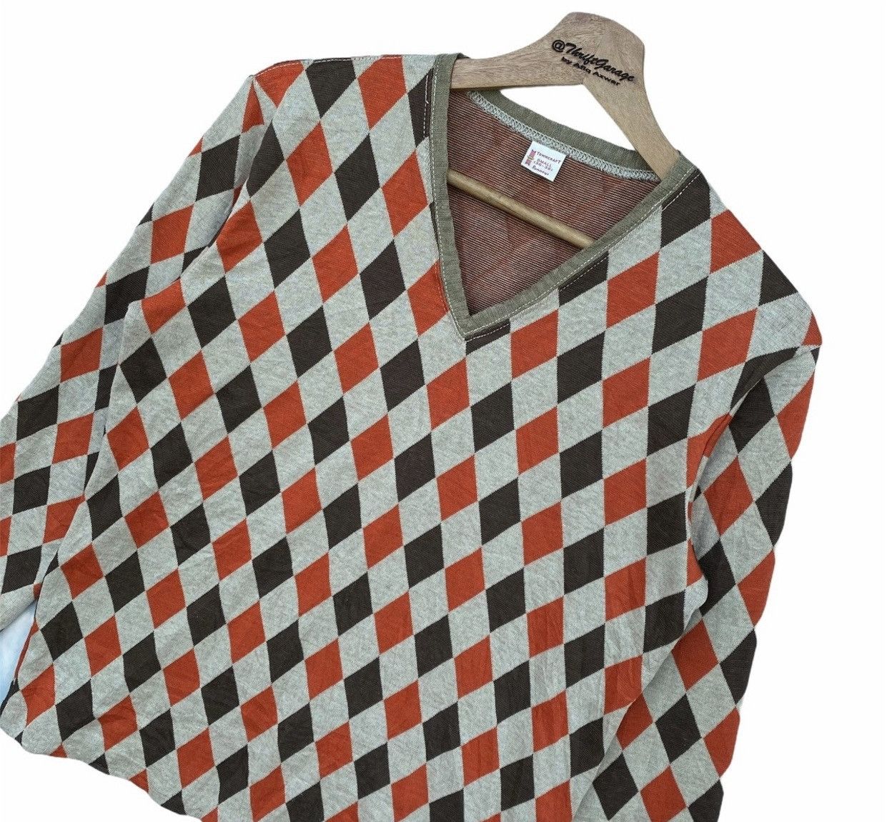 Towncraft Vintage Towncraft Penneys All Over Printed Knitwear Size US S / EU 44-46 / 1 - 3 Thumbnail