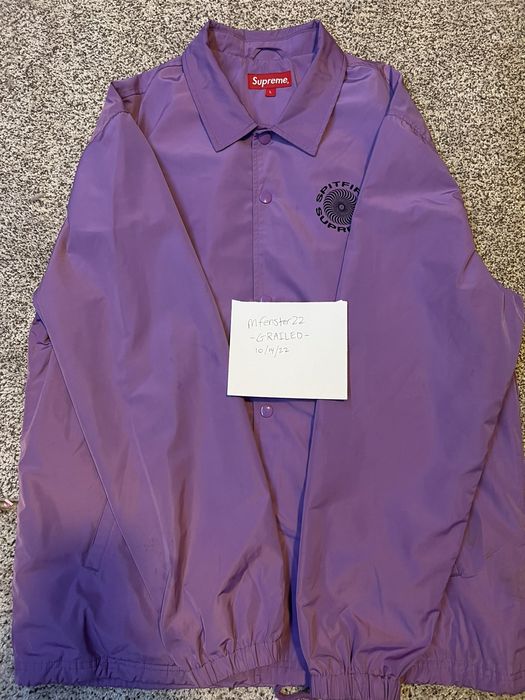 Supreme Supreme x Spitfire Coaches Jacket - Light Purple | Grailed