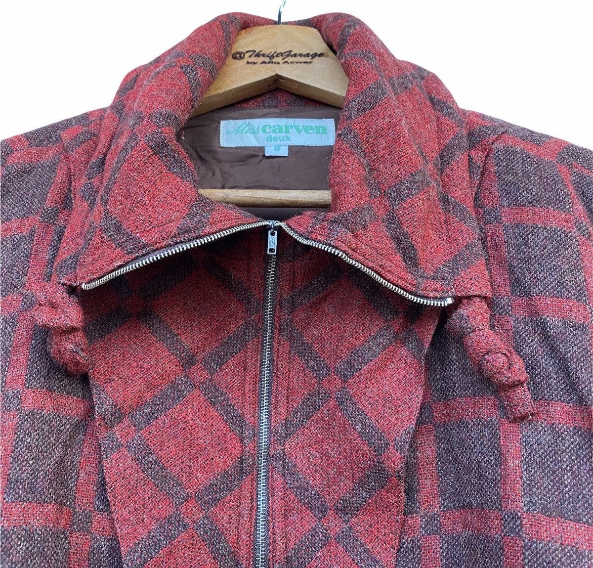 Carven Rare Miss Carven deux Fullprint Zipper Drawstrings Jacket Size US M / EU 48-50 / 2 - 3 Thumbnail