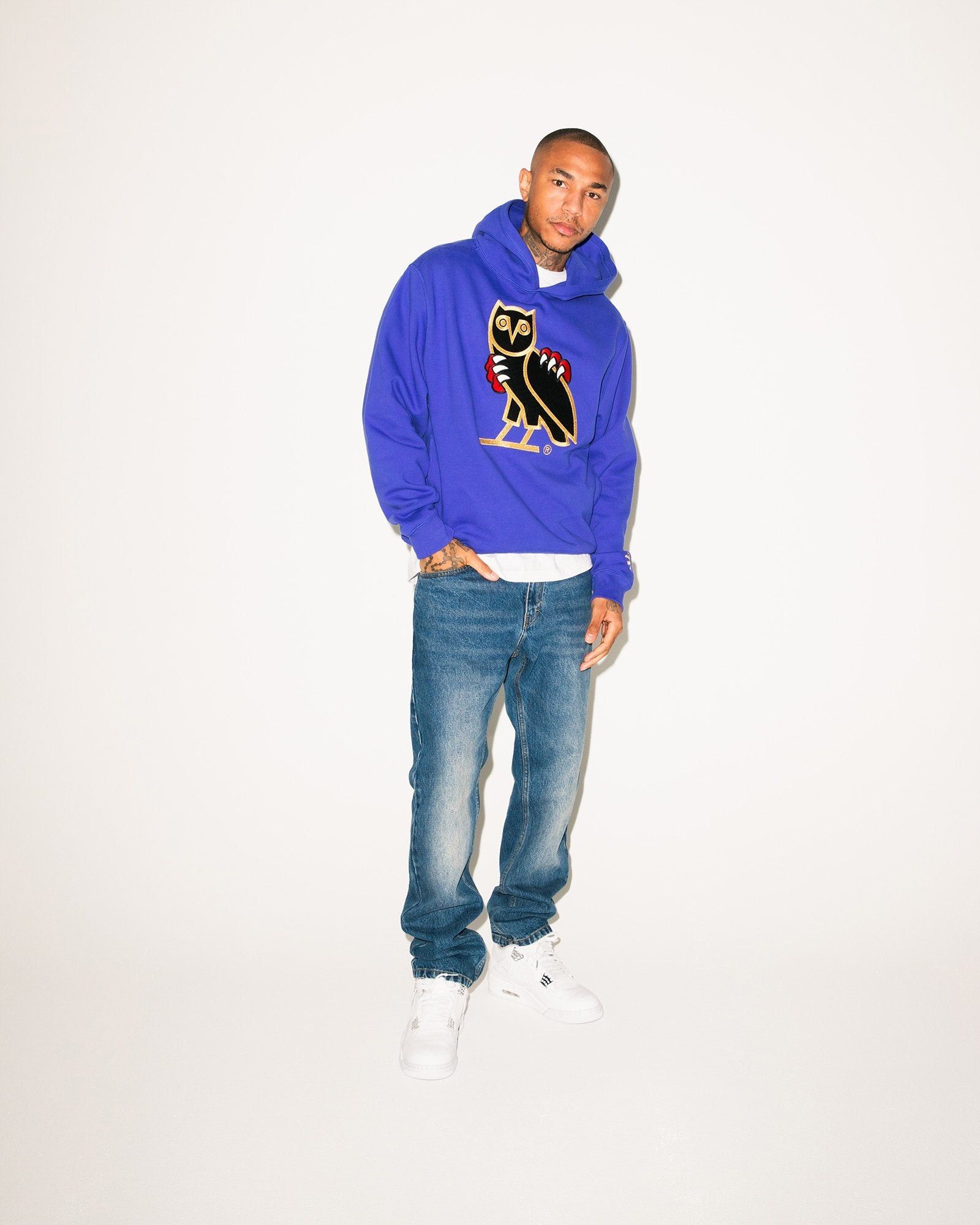 Drake 🦖🦉OVO X NBA X JURASSIC PARK OG OWL HOODIE Size US M / EU 48-50 / 2 - 2 Thumbnail