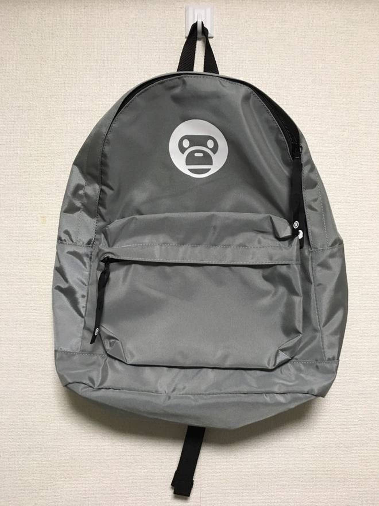 High quality A Bathing Ape Grey Backpack