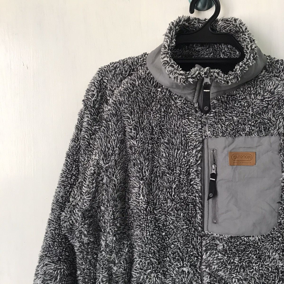 Japanese Brand 💥Steals💥Nice Fleece Furry Like Outdoor Jacket Size US M / EU 48-50 / 2 - 3 Thumbnail