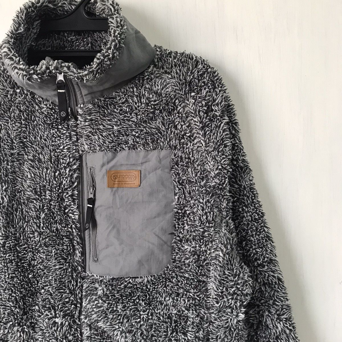 Japanese Brand 💥Steals💥Nice Fleece Furry Like Outdoor Jacket Size US M / EU 48-50 / 2 - 4 Thumbnail