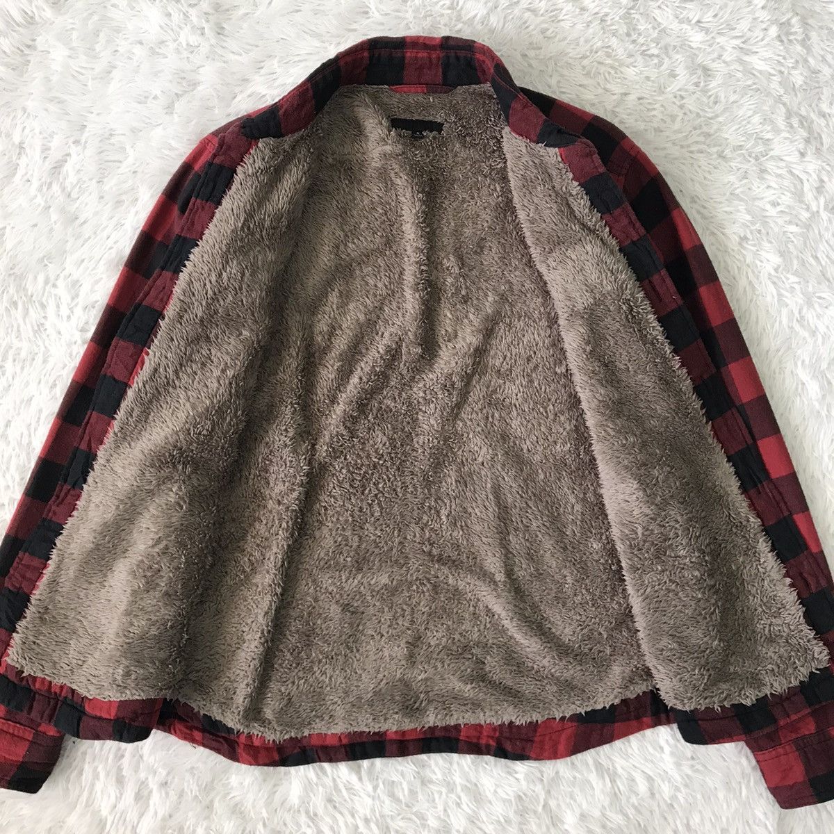Other 💥Steals💥Uniqlo Red Tartan Style Fleece Inside Size US M / EU 48-50 / 2 - 8 Thumbnail