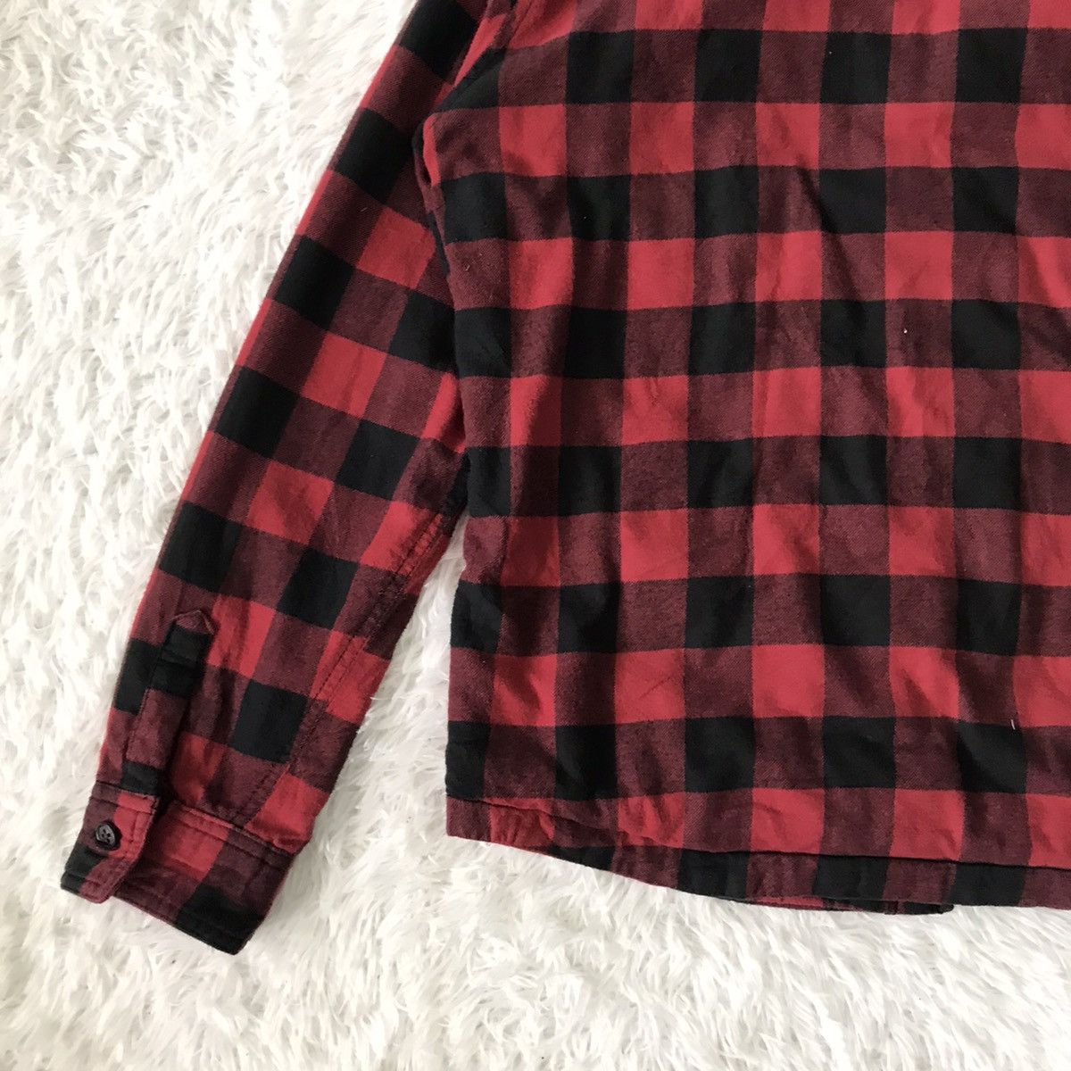 Other 💥Steals💥Uniqlo Red Tartan Style Fleece Inside Size US M / EU 48-50 / 2 - 9 Thumbnail