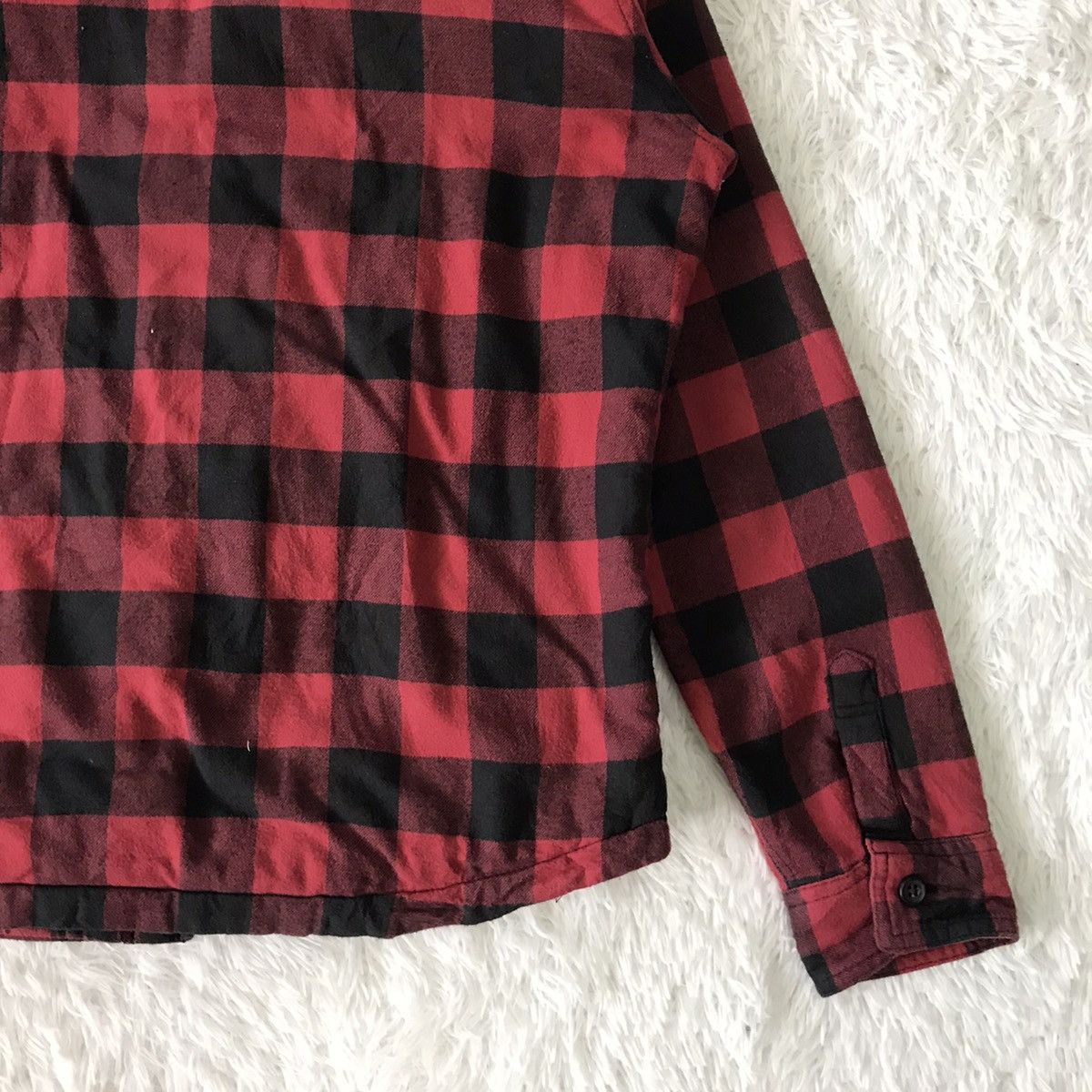 Other 💥Steals💥Uniqlo Red Tartan Style Fleece Inside Size US M / EU 48-50 / 2 - 10 Thumbnail