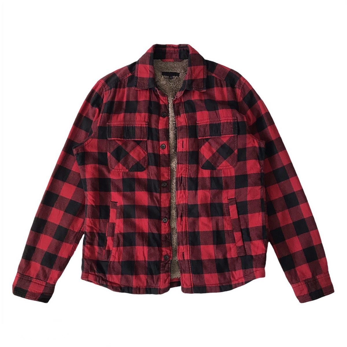 Other 💥Steals💥Uniqlo Red Tartan Style Fleece Inside Size US M / EU 48-50 / 2 - 2 Thumbnail