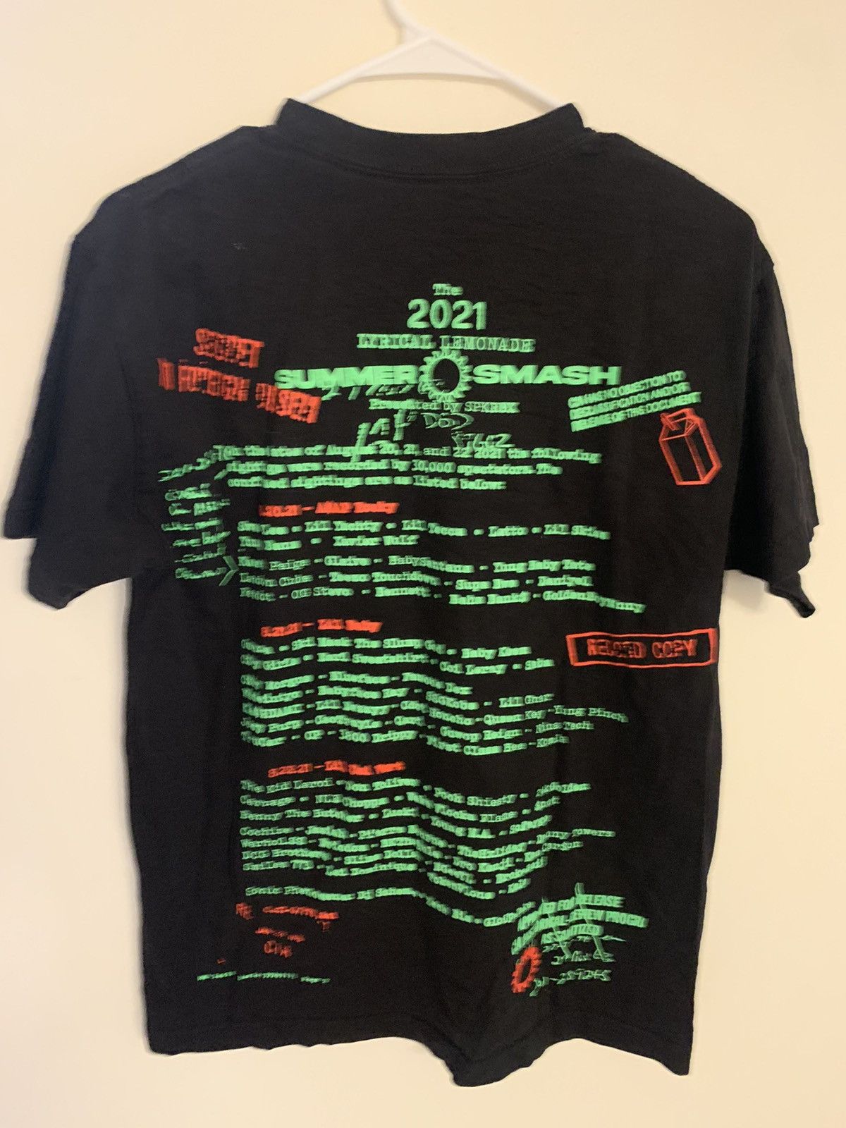 Band Tees Lyrical Lemonade Summer Smash 2021 Rap Music Tour T-Shirt Size US M / EU 48-50 / 2 - 2 Thumbnail