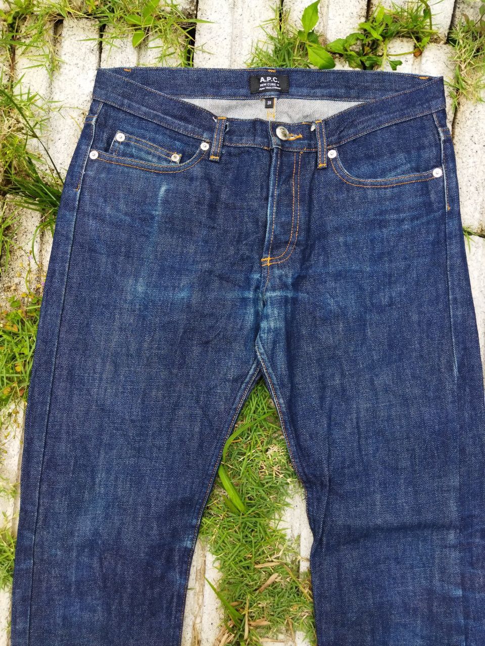 A.P.C. A.P.C New Cure H Indigo Jeans - Size 31 Size US 31 - 3 Thumbnail
