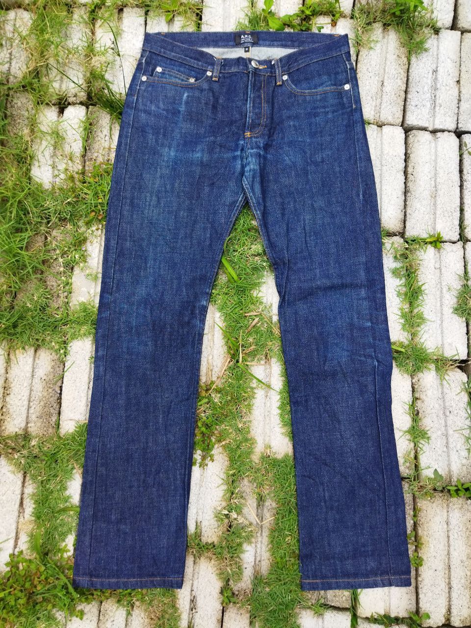 image of A P C x Vintage Steal New Cure H Indigo Jeans, Men's (Size 31)