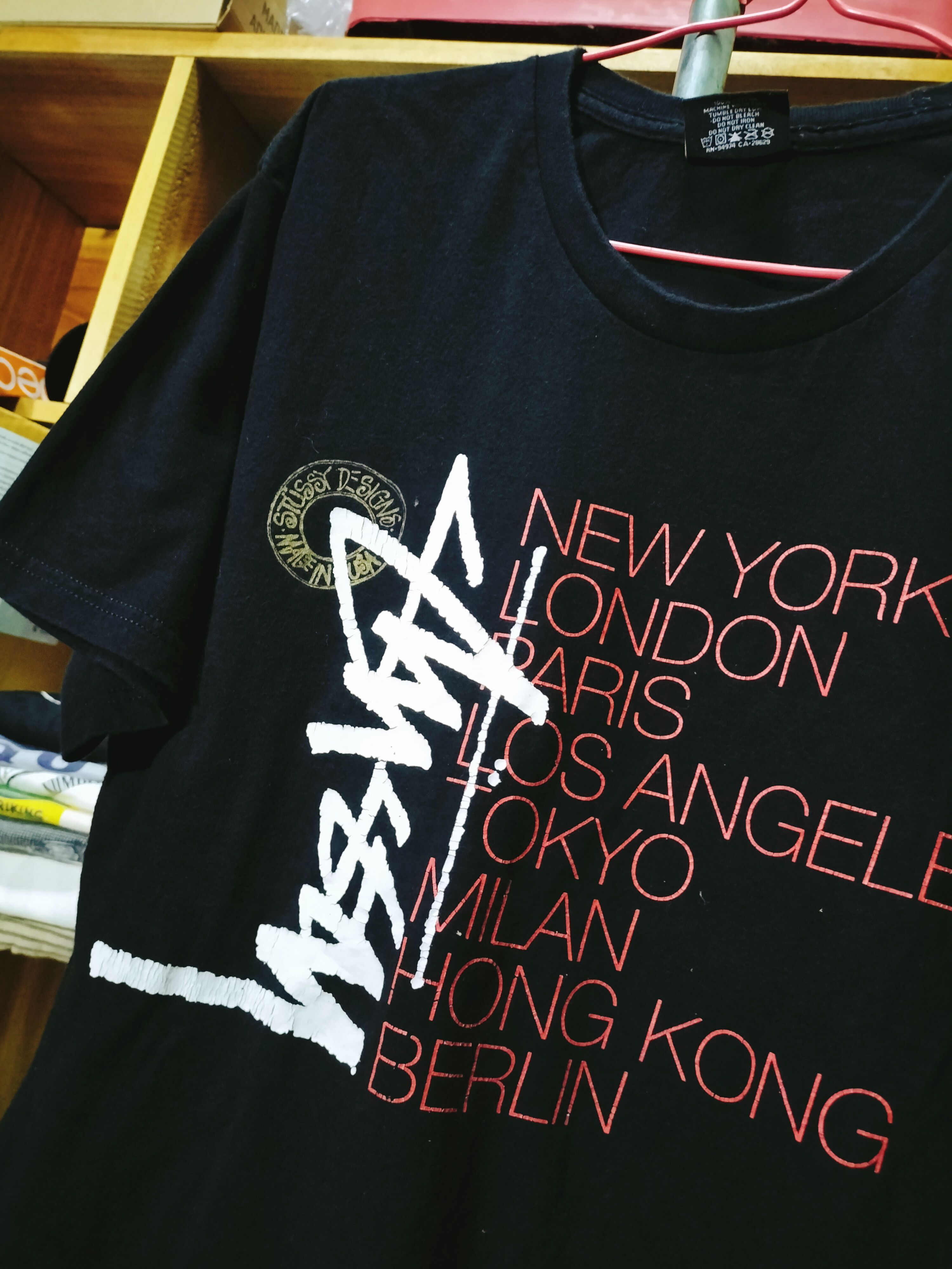 Stussy Stussy London Newyork Paris Milan Hongkong Street fashion Size US M / EU 48-50 / 2 - 3 Thumbnail