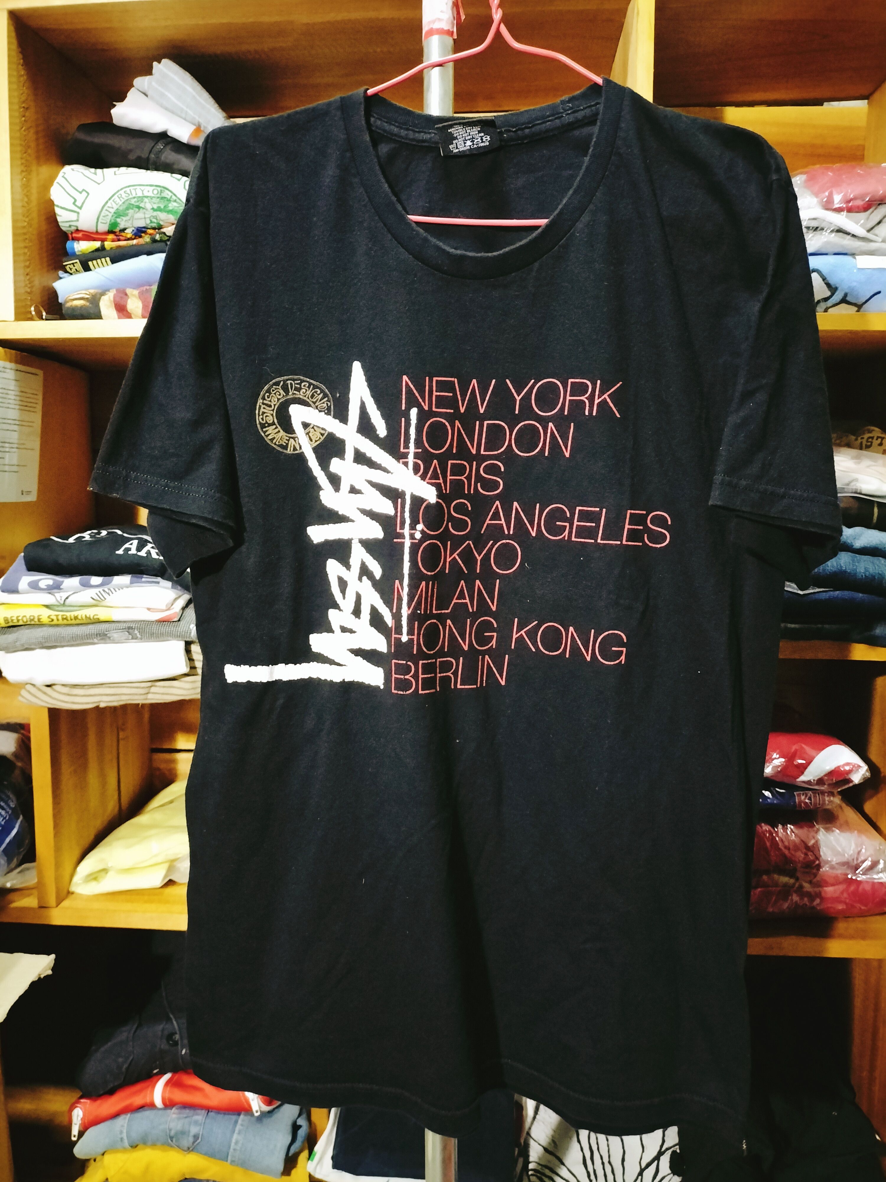 Stussy Stussy London Newyork Paris Milan Hongkong Street fashion Size US M / EU 48-50 / 2 - 1 Thumbnail