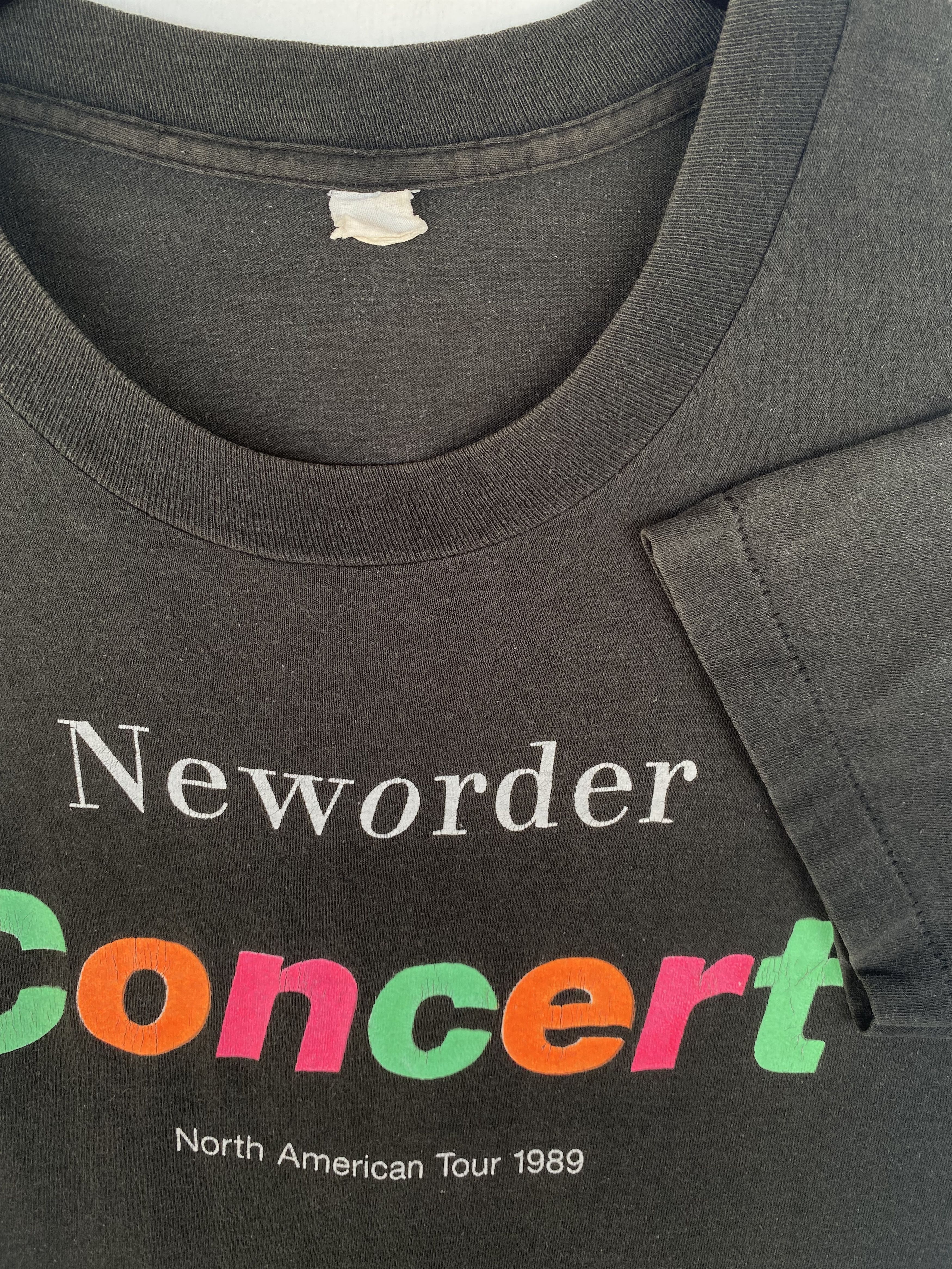 Band Tees × Vintage VINTAGE 1989 NEW ORDER new wave band concert tour shirt Size US S / EU 44-46 / 1 - 4 Thumbnail
