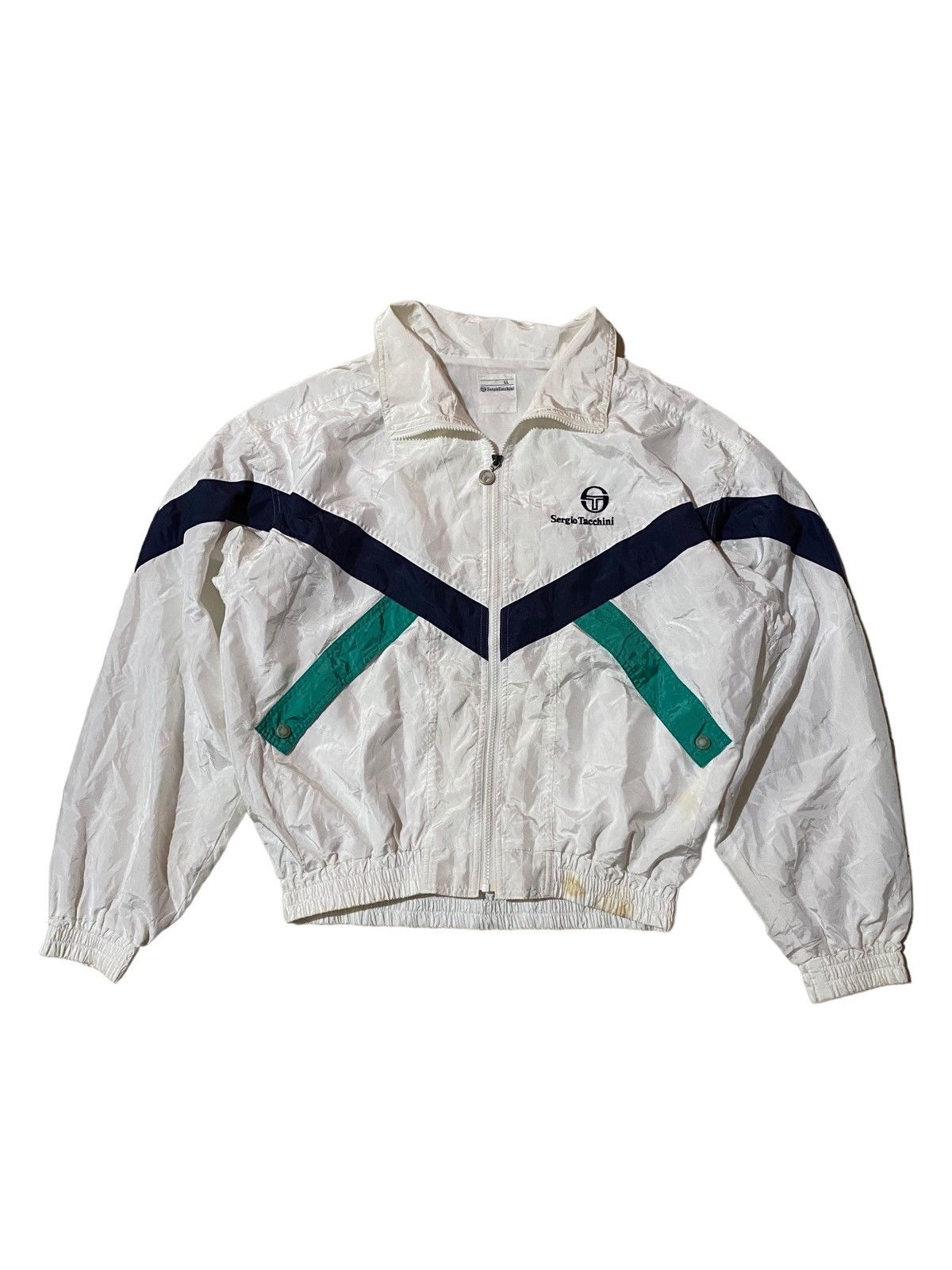 Sergio Tacchini × Vintage Vintage 90s Sergio Tacchini Bomber Jacket Size US L / EU 52-54 / 3 - 2 Thumbnail