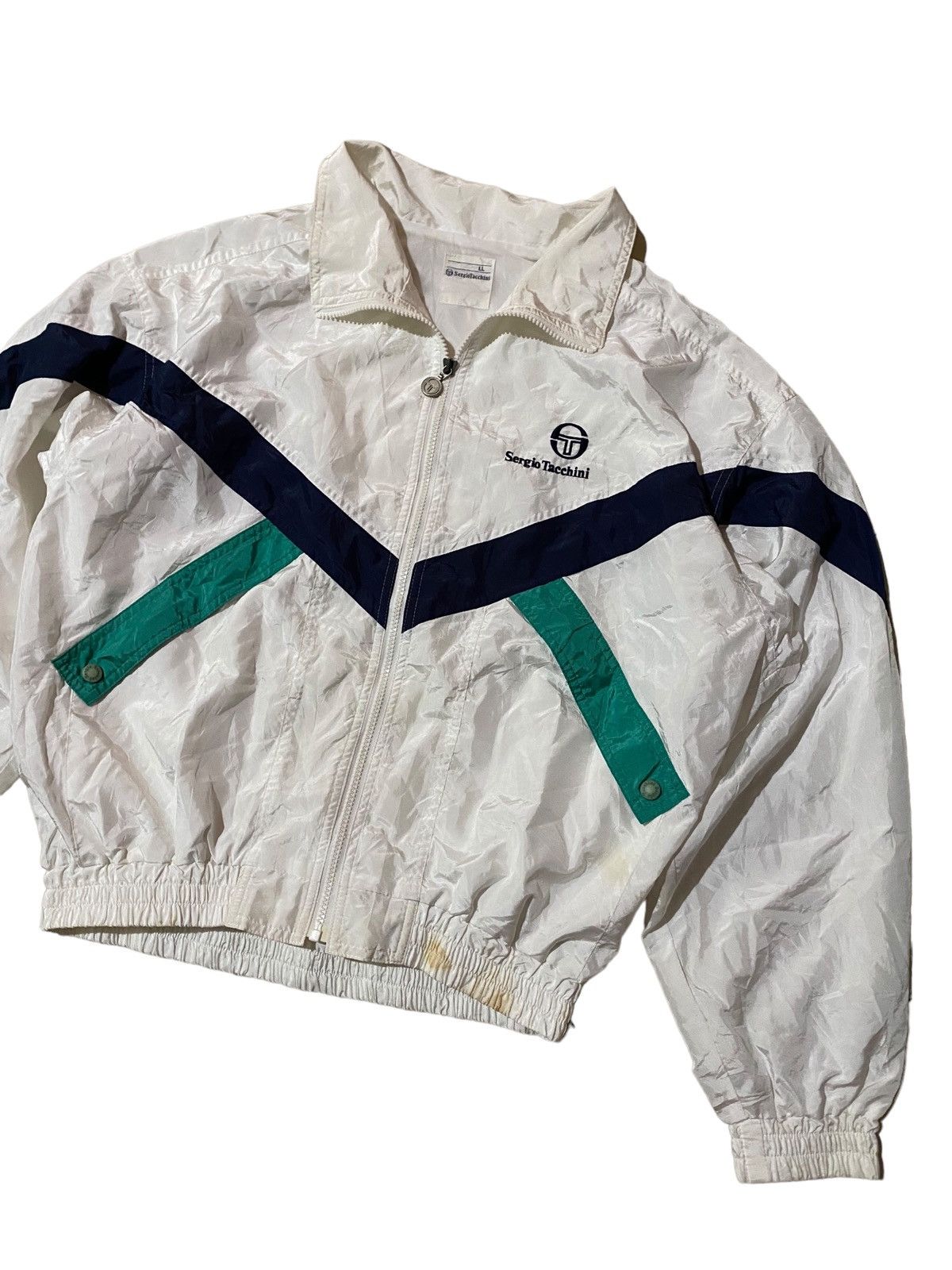 Sergio Tacchini × Vintage Vintage 90s Sergio Tacchini Bomber Jacket Size US L / EU 52-54 / 3 - 5 Thumbnail