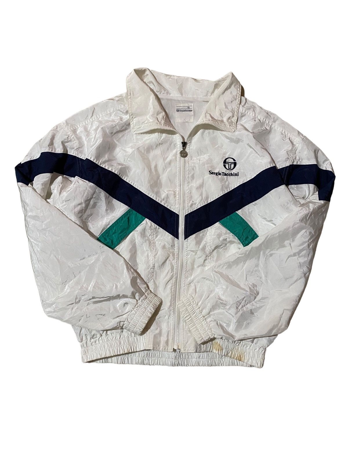 Sergio Tacchini × Vintage Vintage 90s Sergio Tacchini Bomber Jacket Size US L / EU 52-54 / 3 - 4 Thumbnail