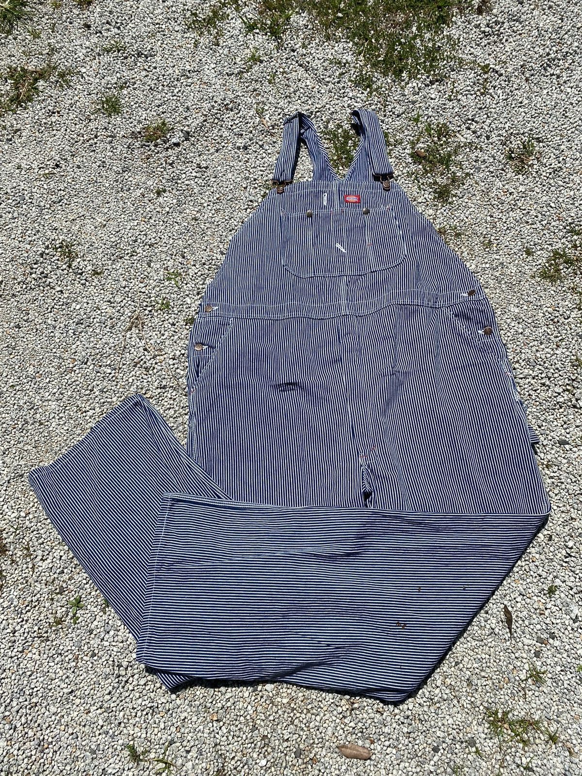 Dickies Vintage Oversized Dickies Overalls Hickory Stripe Size US 44 / EU 60 - 10 Thumbnail