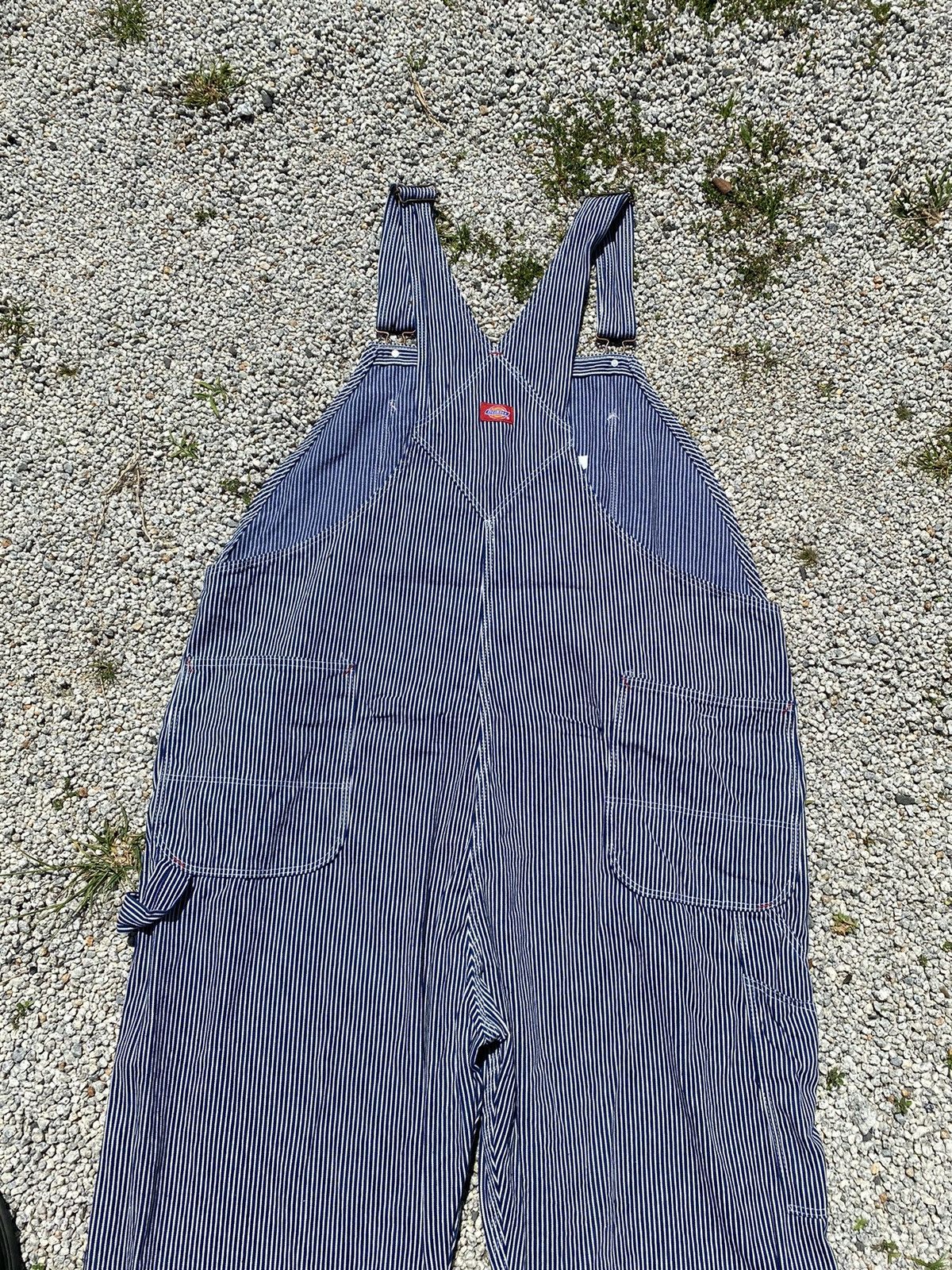 Dickies Vintage Oversized Dickies Overalls Hickory Stripe Size US 44 / EU 60 - 8 Thumbnail