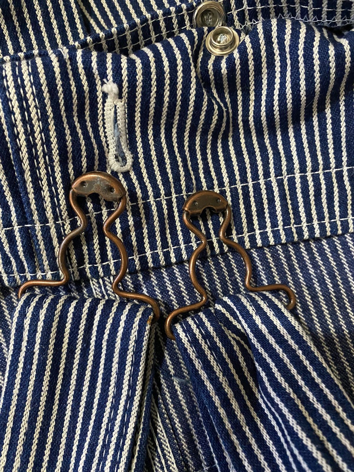 Dickies Vintage Oversized Dickies Overalls Hickory Stripe Size US 44 / EU 60 - 18 Thumbnail