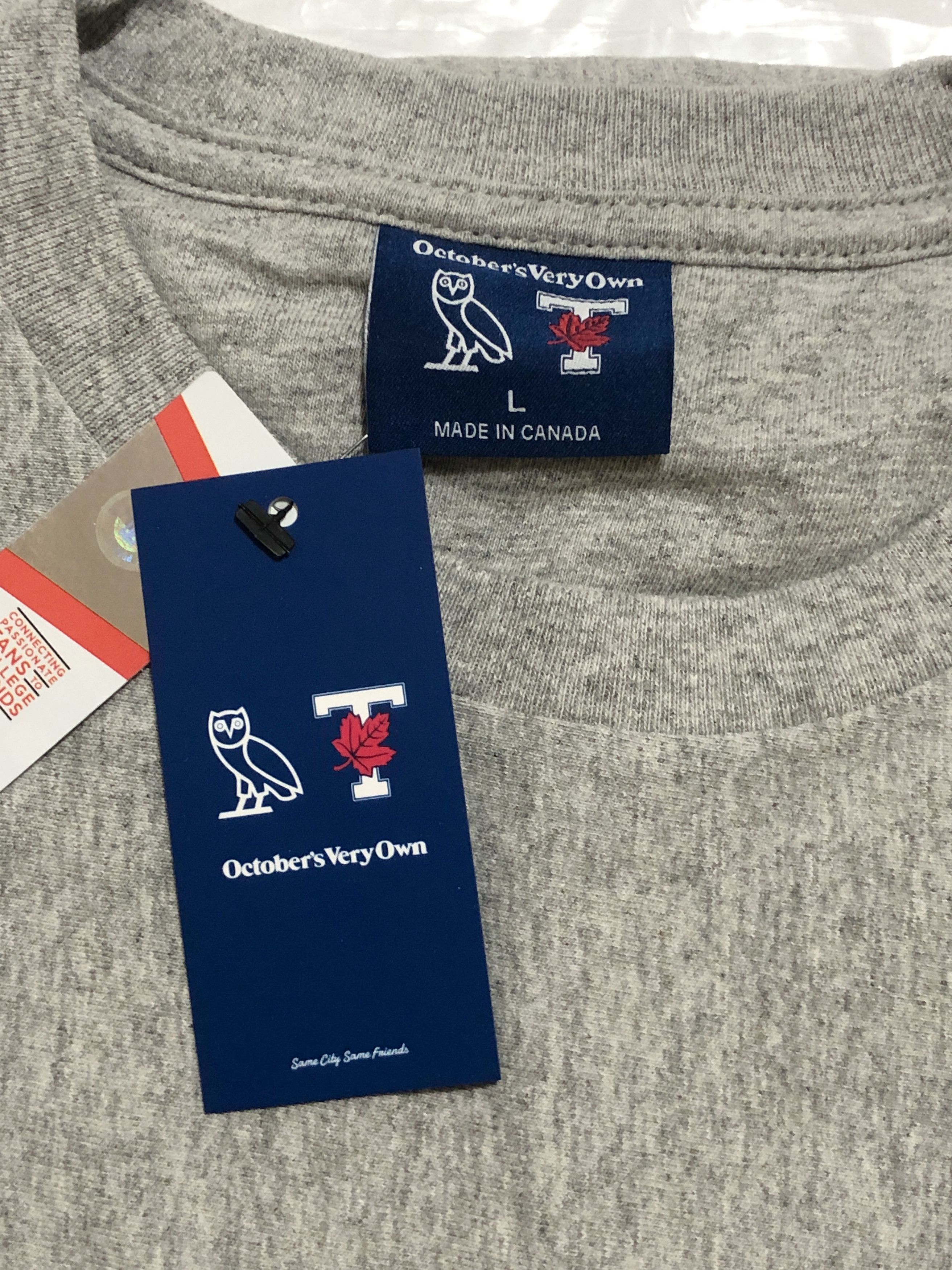 Drake OVO X UofT T-SHIRT - Grey Size US L / EU 52-54 / 3 - 4 Thumbnail