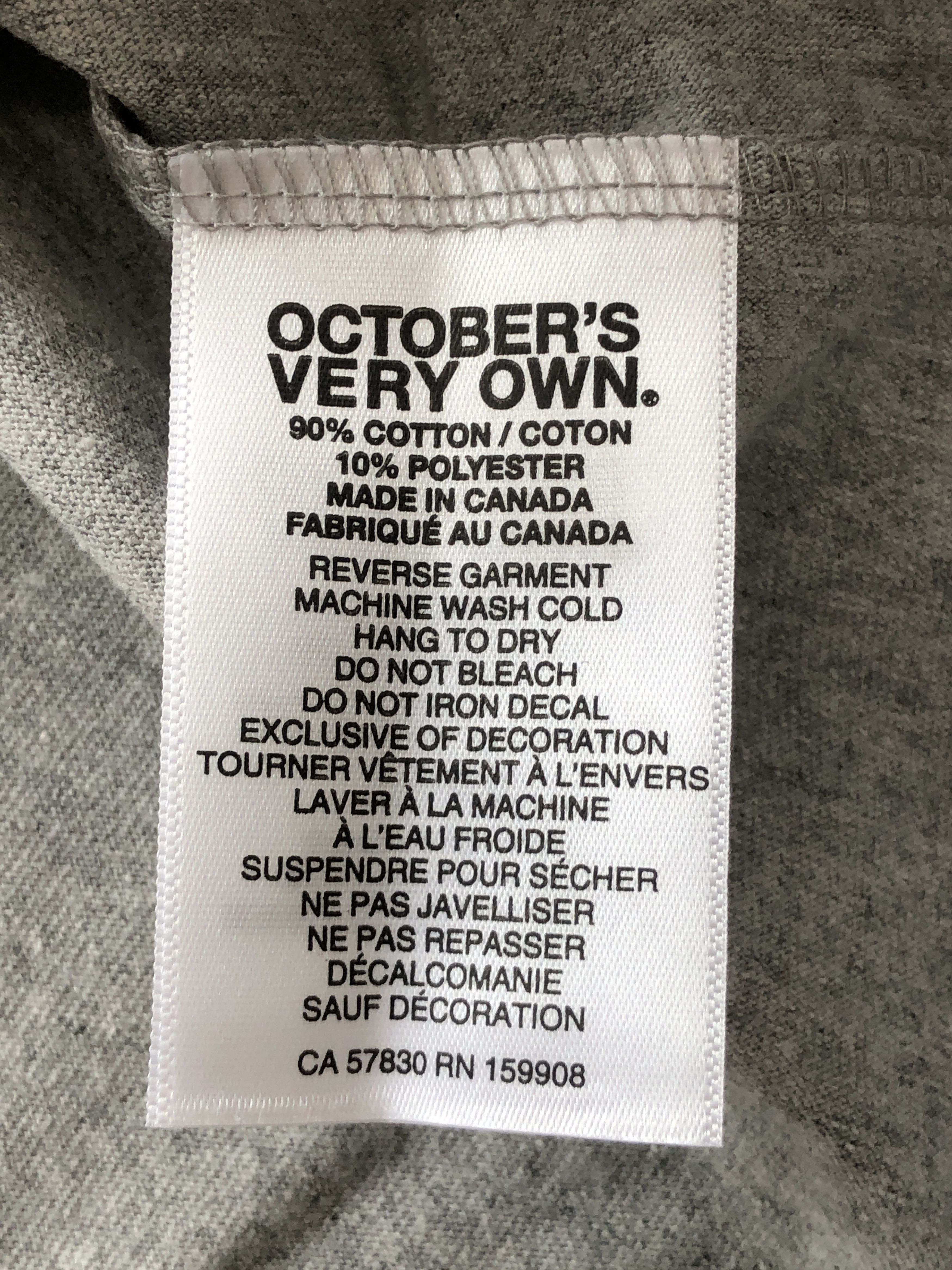 Drake OVO X UofT T-SHIRT - Grey Size US L / EU 52-54 / 3 - 7 Thumbnail