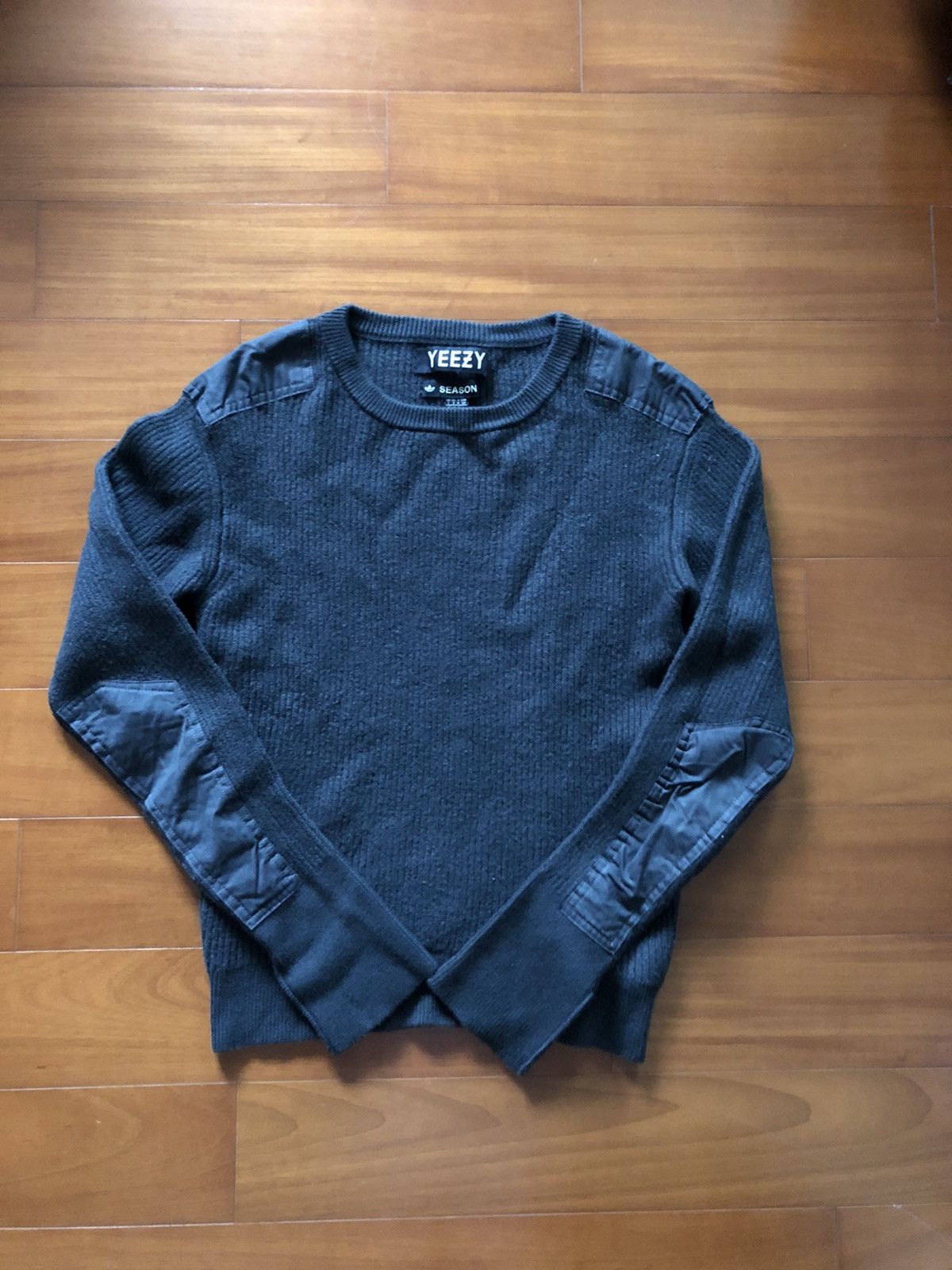 yeezy season 1 distressed sweater