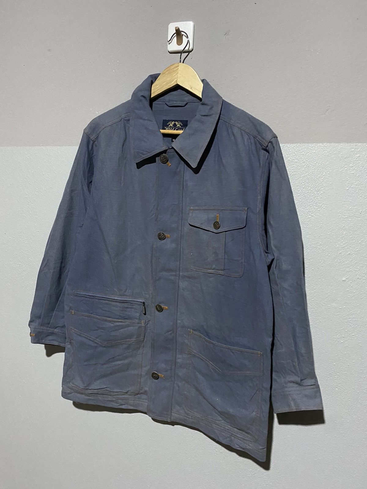 Vintage Wild Cand Authentic Vintage Blue Workwear Jacket Mid-Century Size US M / EU 48-50 / 2 - 3 Thumbnail