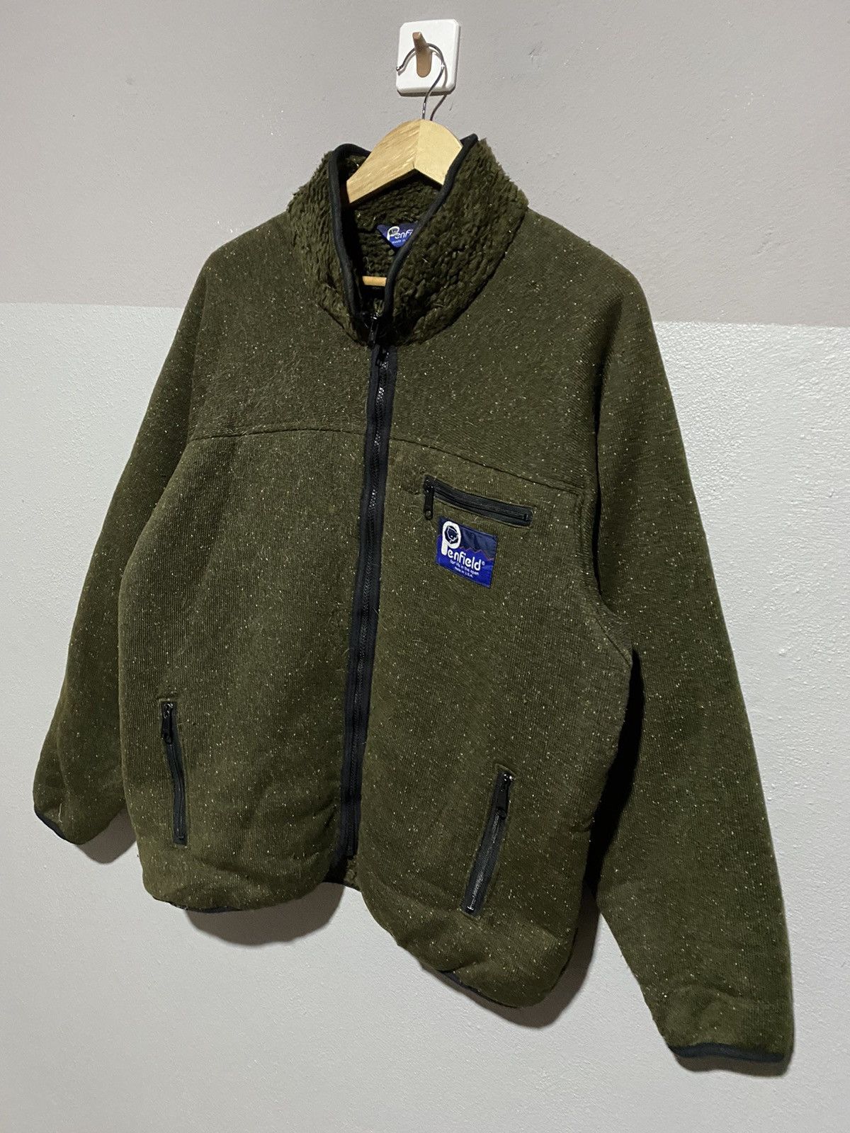 Penfield × Vintage Vintage Penfield USA Fleece Jacket – Olive Green Full Zip Size US XL / EU 56 / 4 - 3 Thumbnail