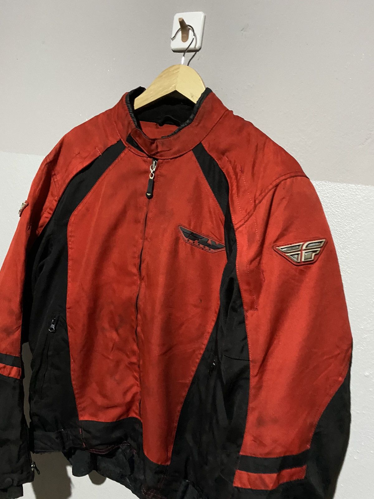 Japanese Brand 🔥SALE🔥FLY MOTO/BIKER JACKET NICE DESIGN Size US L / EU 52-54 / 3 - 6 Thumbnail