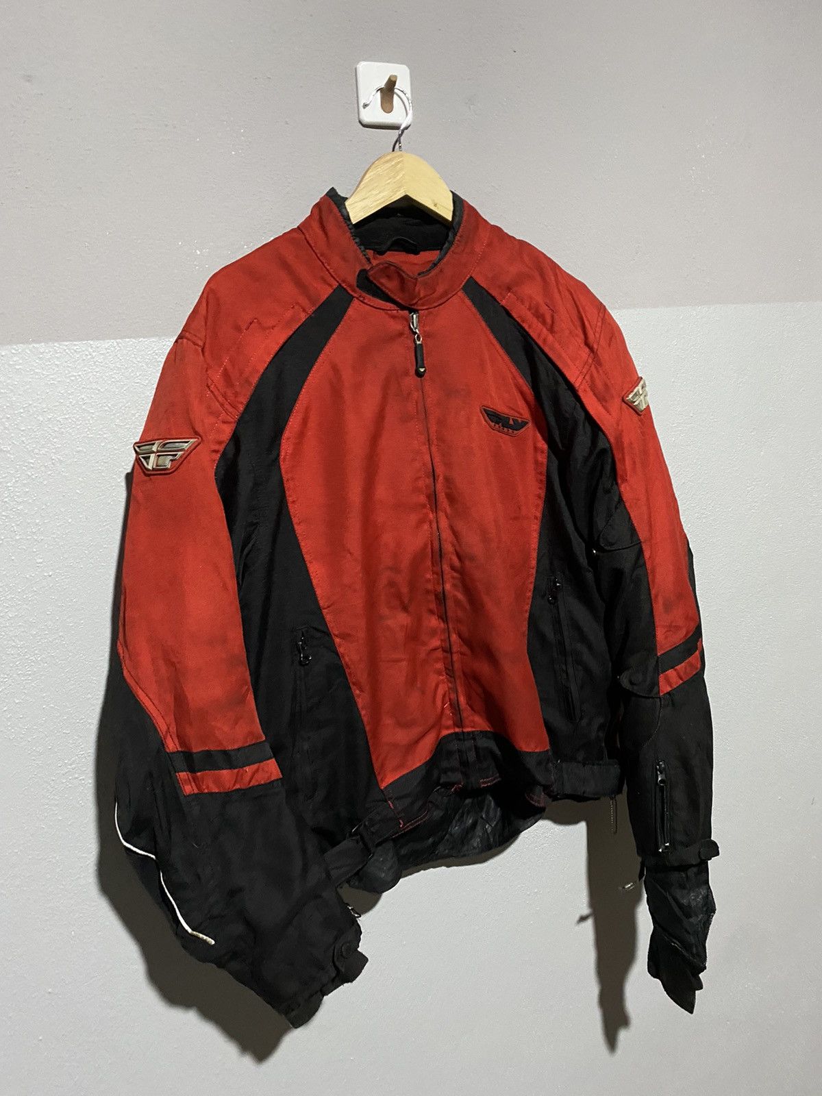 Japanese Brand 🔥SALE🔥FLY MOTO/BIKER JACKET NICE DESIGN Size US L / EU 52-54 / 3 - 3 Thumbnail