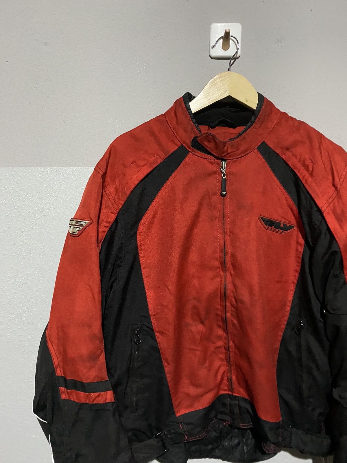 Japanese Brand 🔥SALE🔥FLY MOTO/BIKER JACKET NICE DESIGN Size US L / EU 52-54 / 3 - 4 Thumbnail
