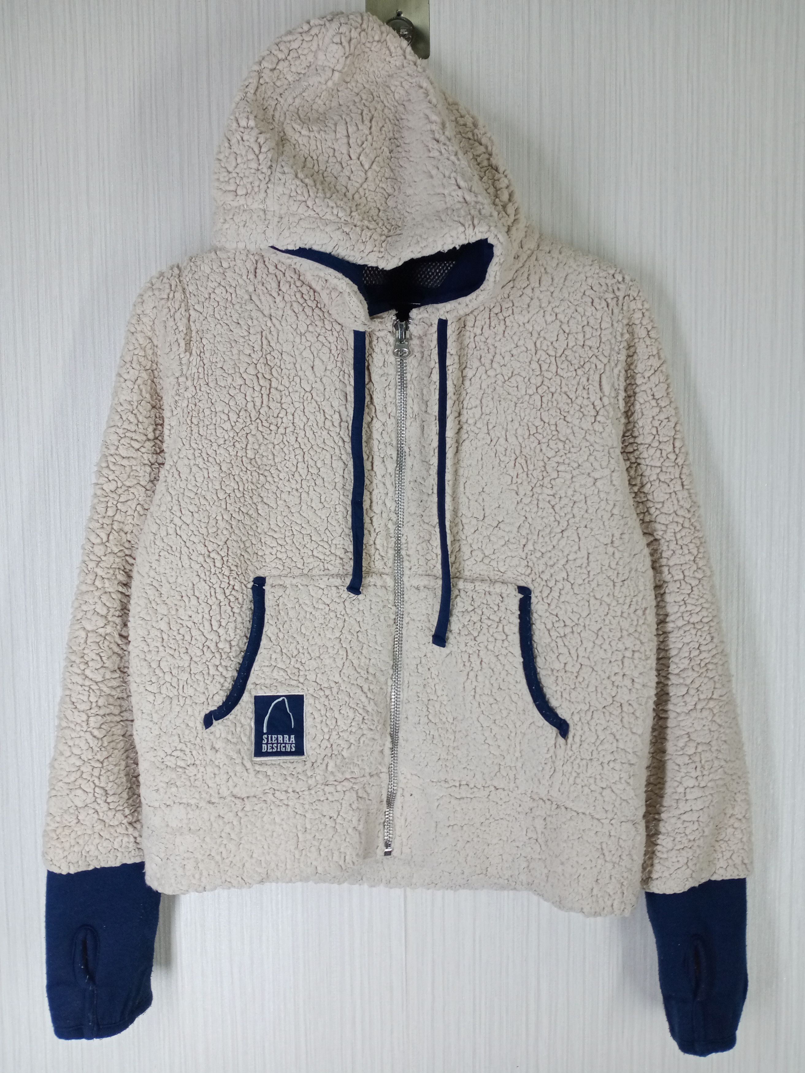 Sierra Designs Vintage Sierra Design Deep Pile Sherpa Fleece Hoodie Size US S / EU 44-46 / 1 - 1 Thumbnail