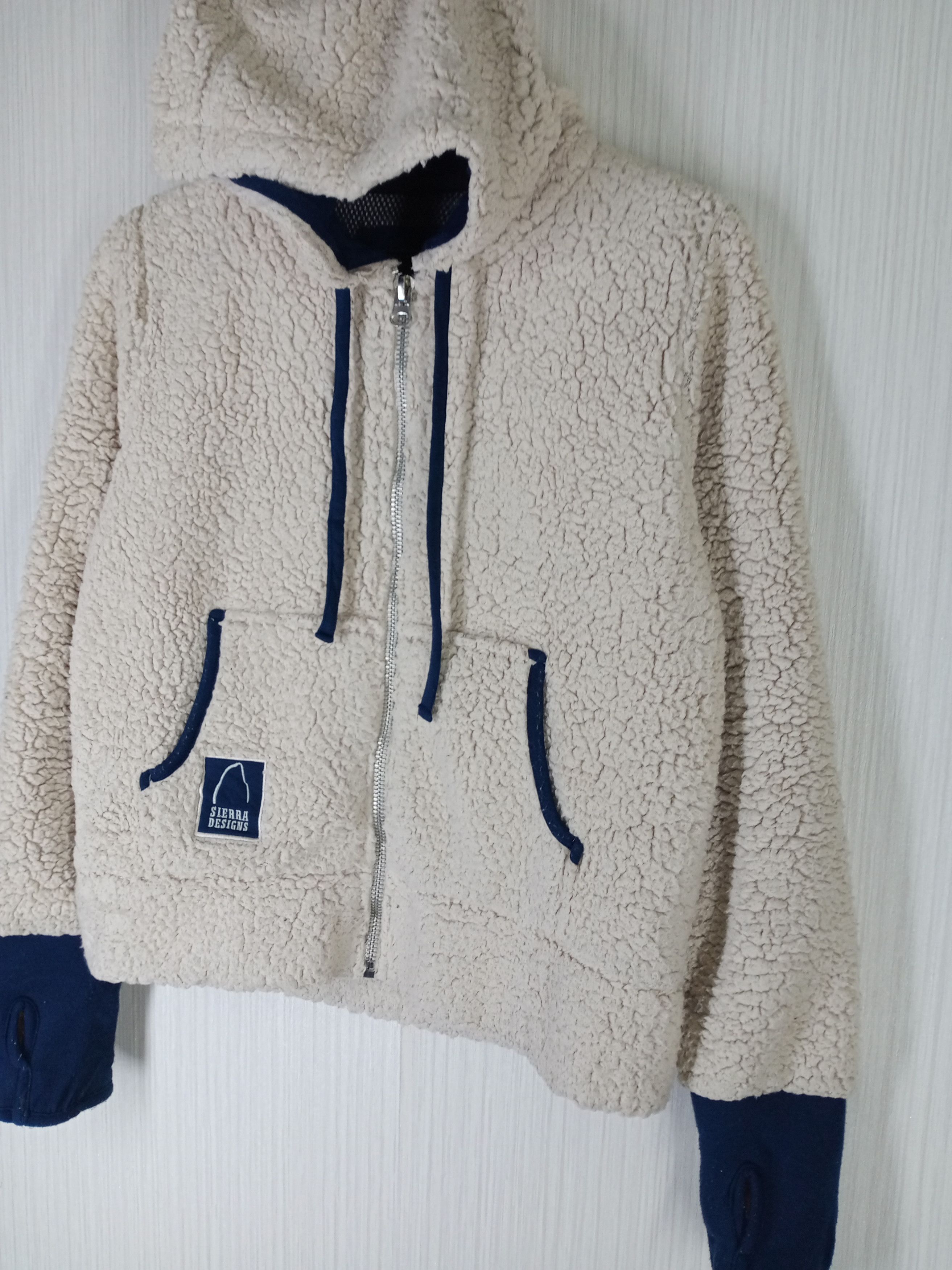 Sierra Designs Vintage Sierra Design Deep Pile Sherpa Fleece Hoodie Size US S / EU 44-46 / 1 - 2 Thumbnail