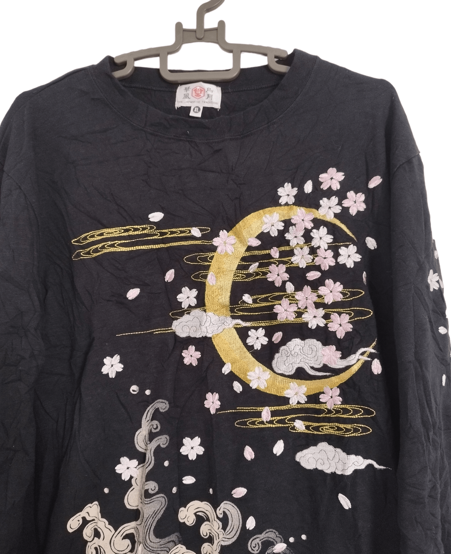 Japanese Brand Sukajan Embroidery Longsleeve Size US XL / EU 56 / 4 - 2 Thumbnail