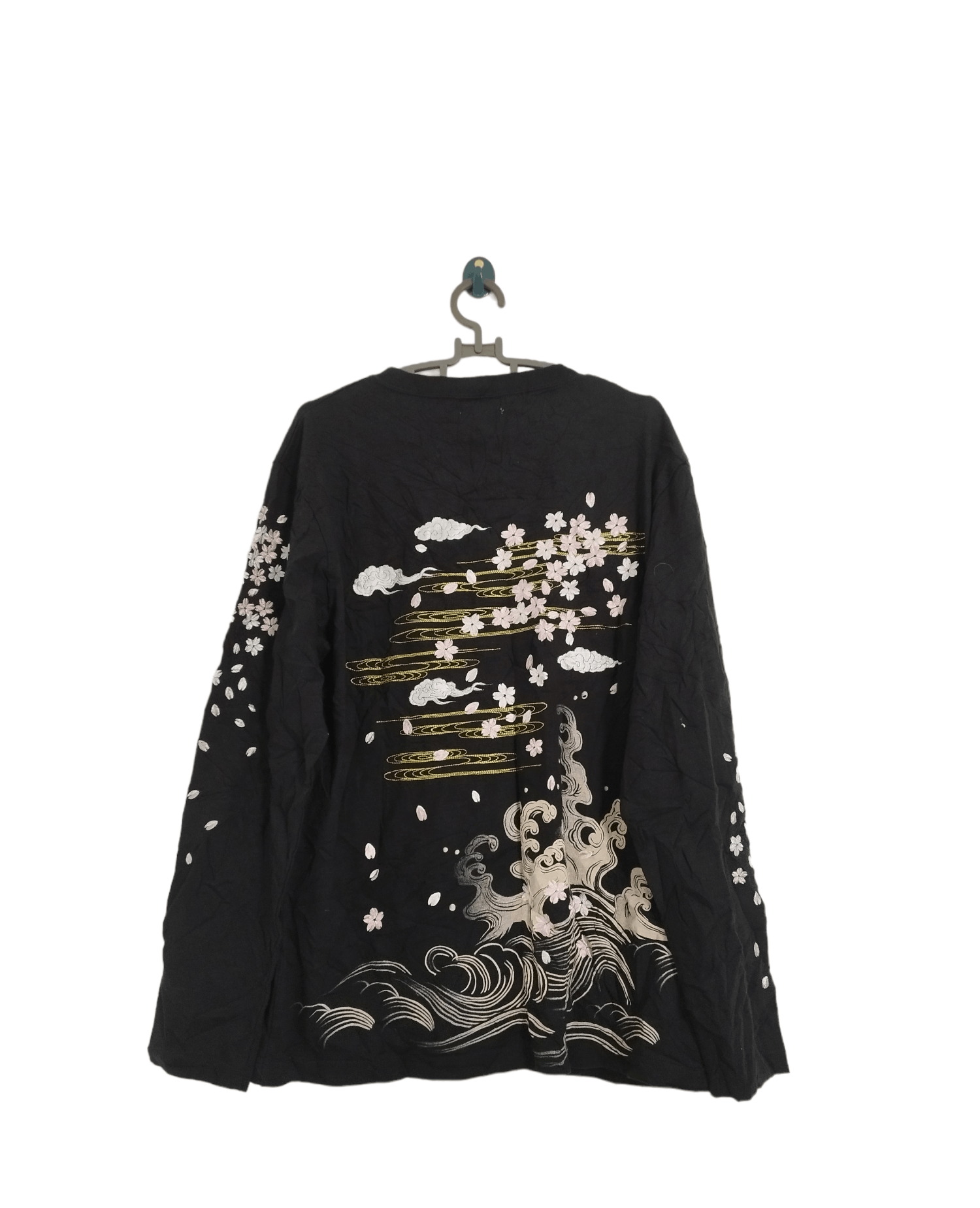 Japanese Brand Sukajan Embroidery Longsleeve Size US XL / EU 56 / 4 - 5 Thumbnail