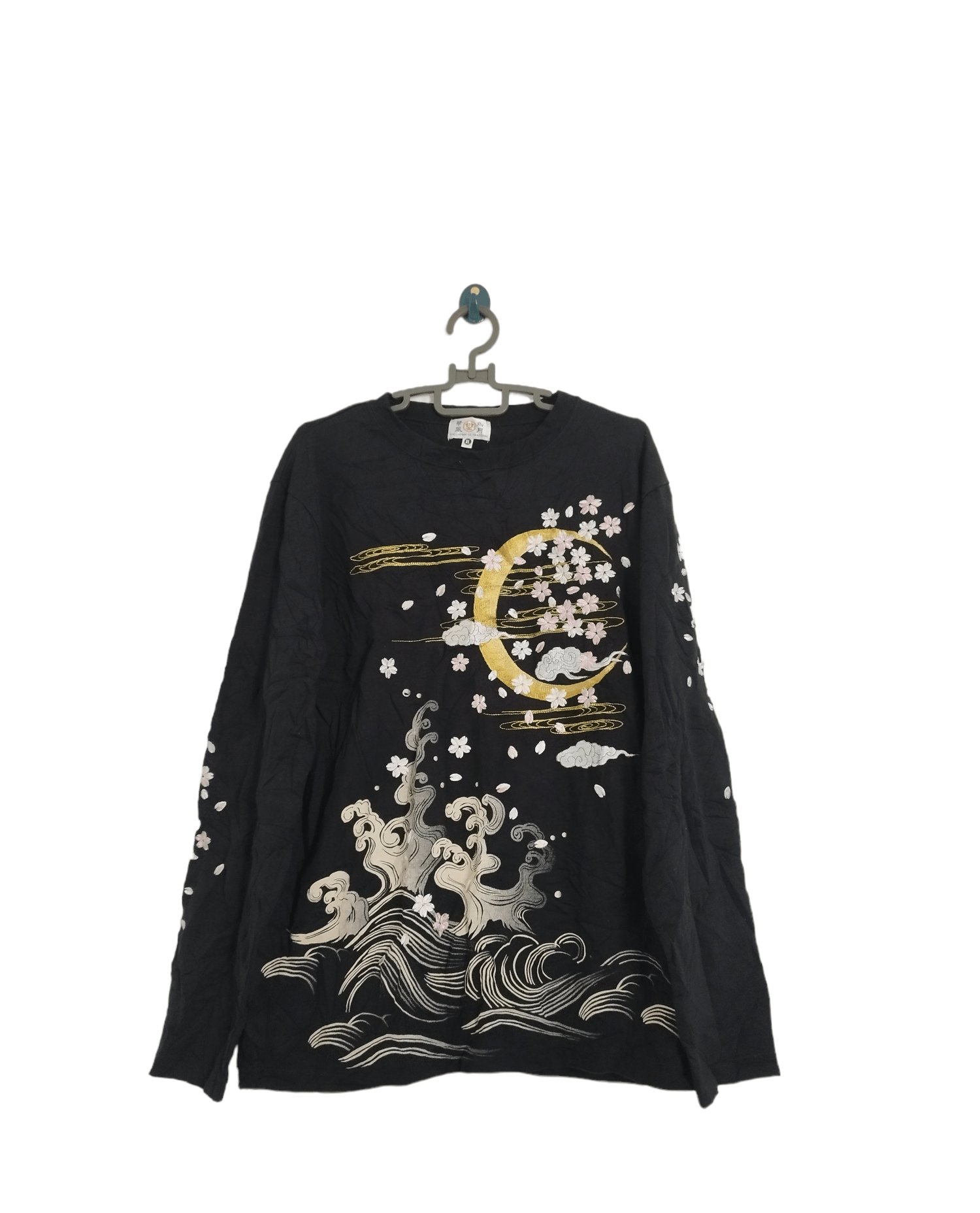 Japanese Brand Sukajan Embroidery Longsleeve Size US XL / EU 56 / 4 - 1 Thumbnail