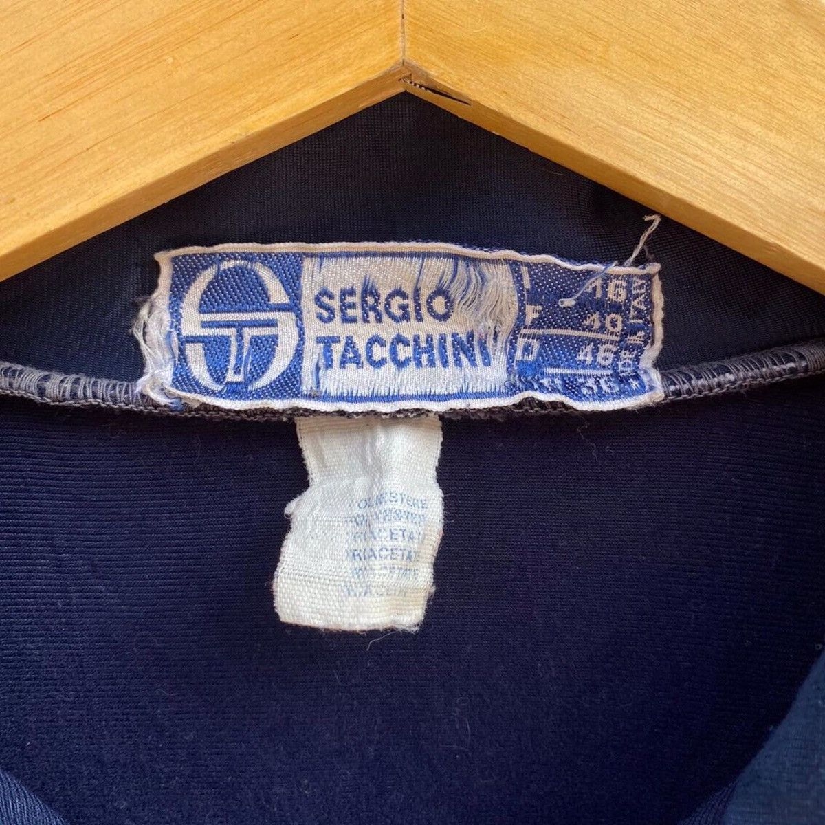 Sergio Tacchini × Vintage 80S SERGIO TACCHINI TRACKTOP VINTAGE Size US L / EU 52-54 / 3 - 5 Thumbnail