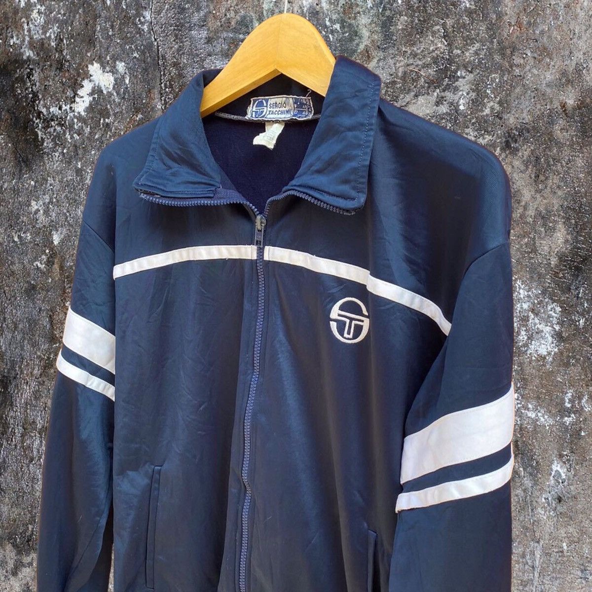 Sergio Tacchini × Vintage 80S SERGIO TACCHINI TRACKTOP VINTAGE Size US L / EU 52-54 / 3 - 2 Thumbnail
