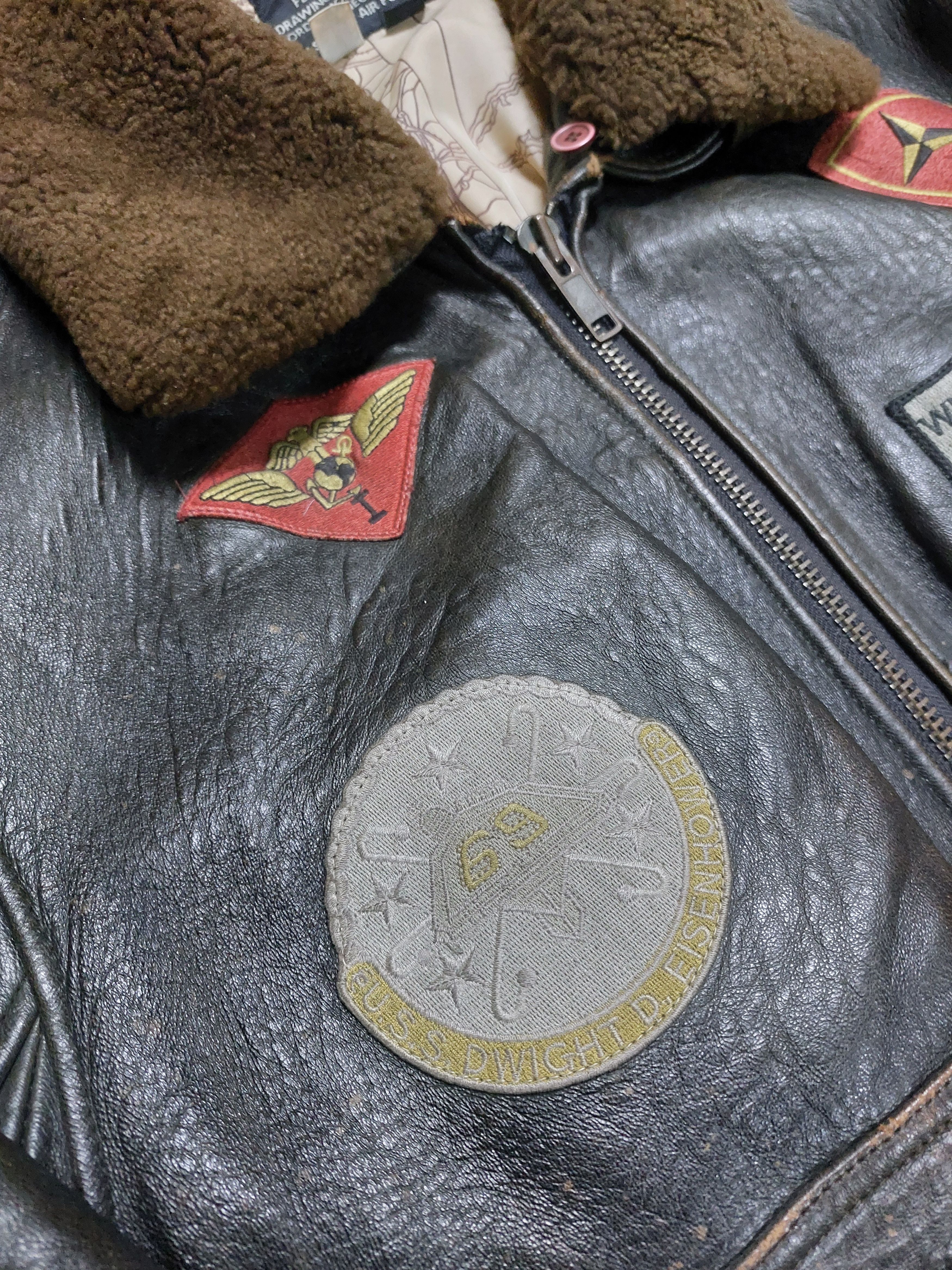 Vintage Avirex Type G-1 U.S NAVY Flight Jacket 1950 -1960