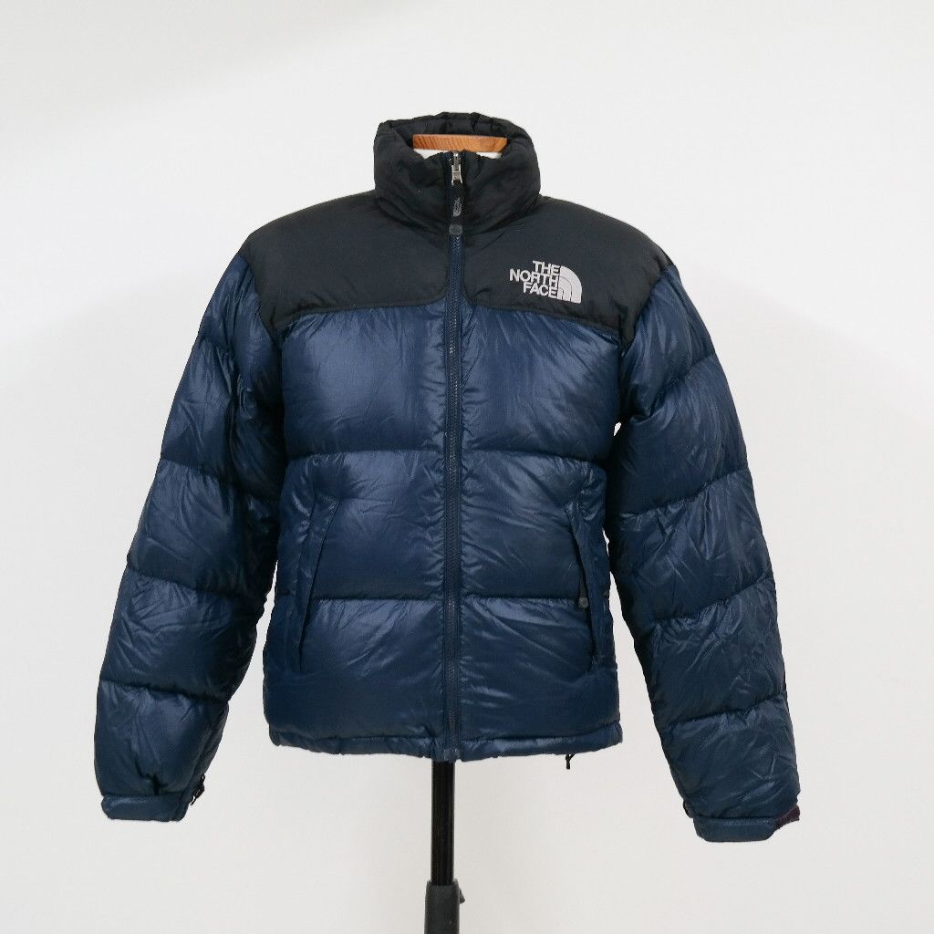 image of The North Face 1996 Retro Nuptse 700 Fill Puffer Jacket in Navy, Men's (Size XS)