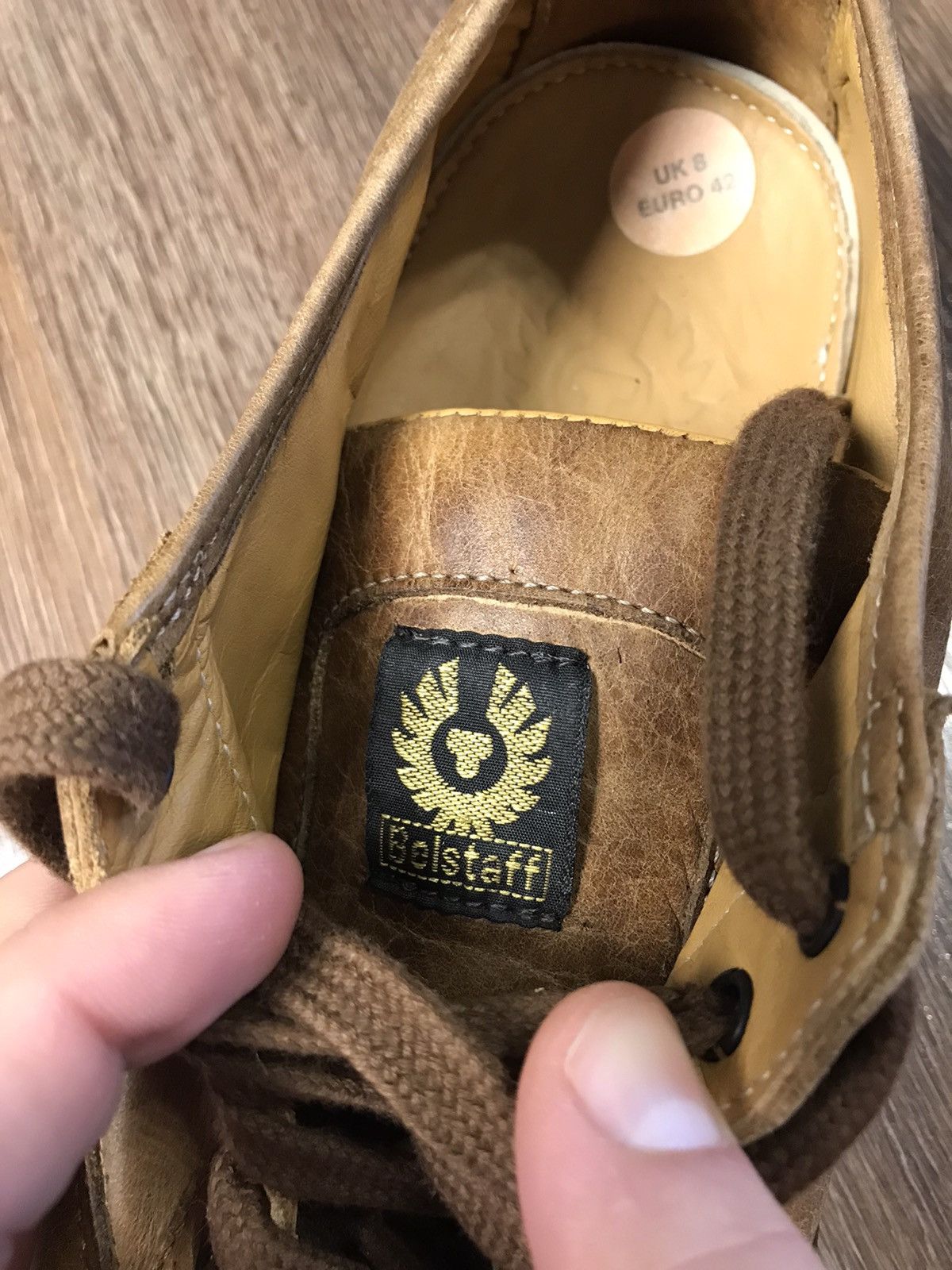 Belstaff Belstaff mens Brown Leather shoes size 42 Size US 9 / EU 42 - 9 Thumbnail