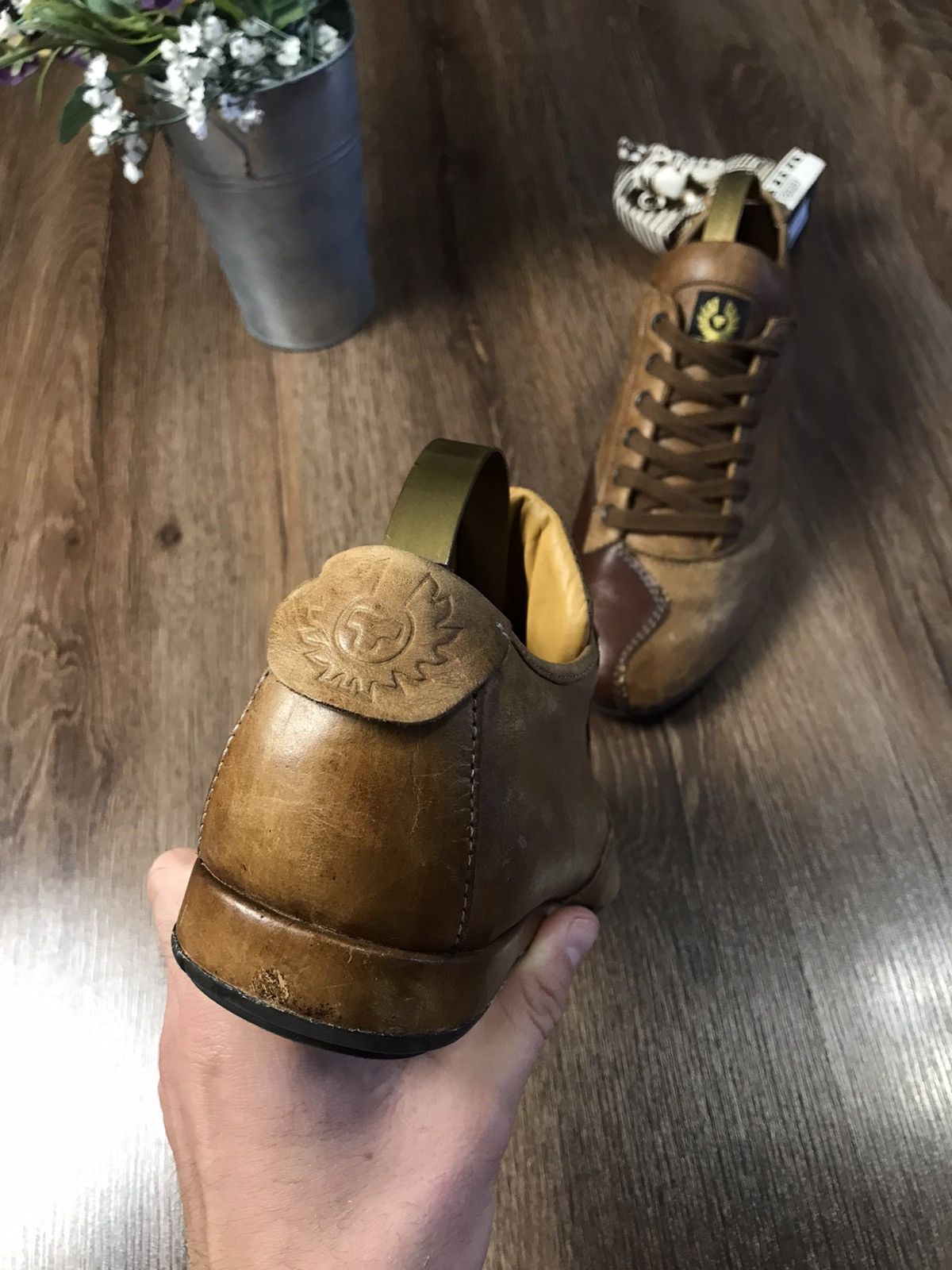 Belstaff Belstaff mens Brown Leather shoes size 42 Size US 9 / EU 42 - 5 Thumbnail