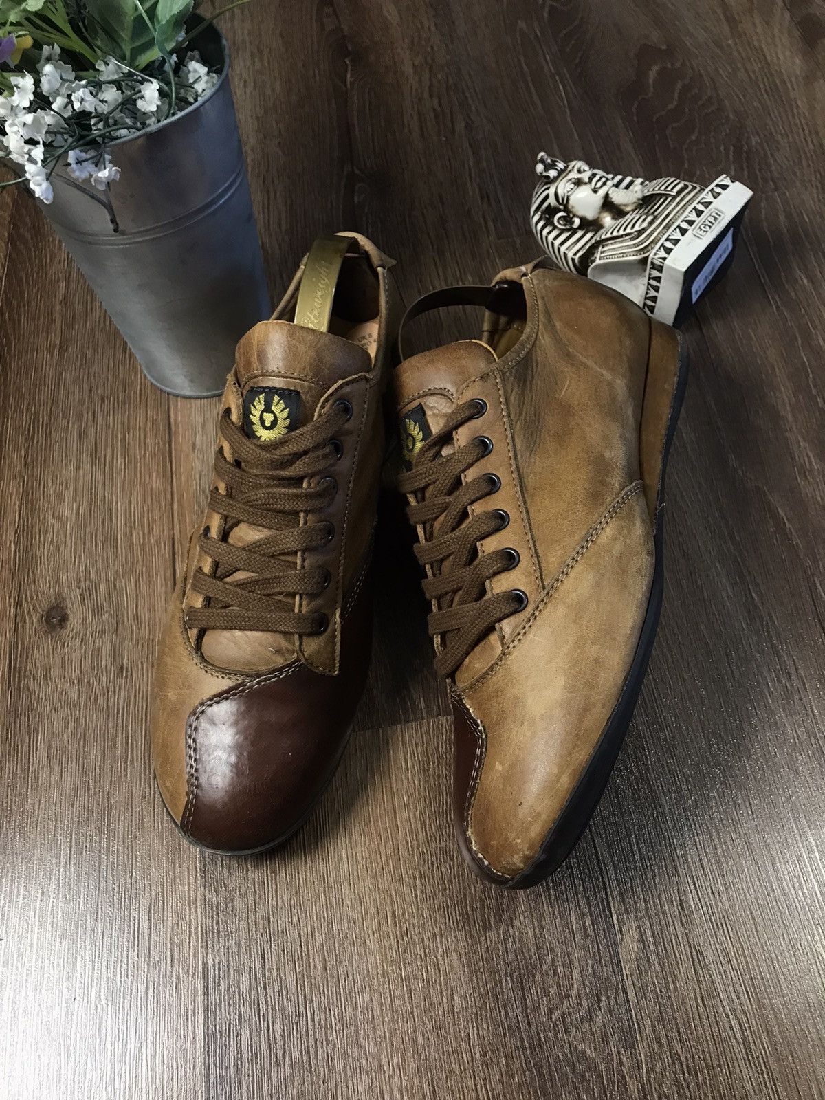 Belstaff Belstaff mens Brown Leather shoes size 42 Size US 9 / EU 42 - 2 Thumbnail