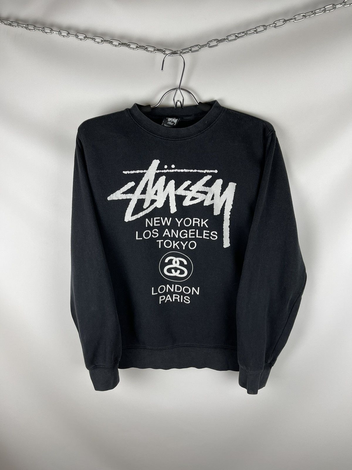 Stussy Made in the USA Medium shirt Rare Vtg Streetwear