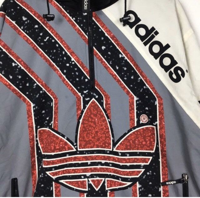 Adidas × Descente Vintage 80s Adidas hooded jacket made in japan Size US M / EU 48-50 / 2 - 3 Thumbnail