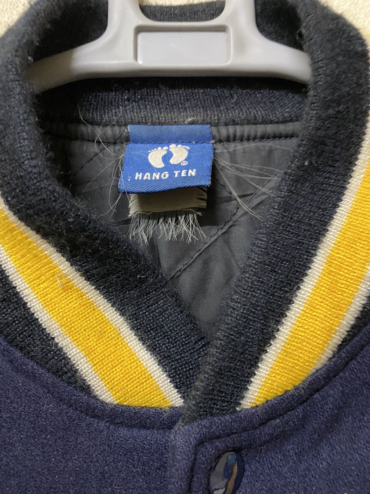 Hang Ten Letterman wool leather varsity patches H logo Size US M / EU 48-50 / 2 - 4 Thumbnail