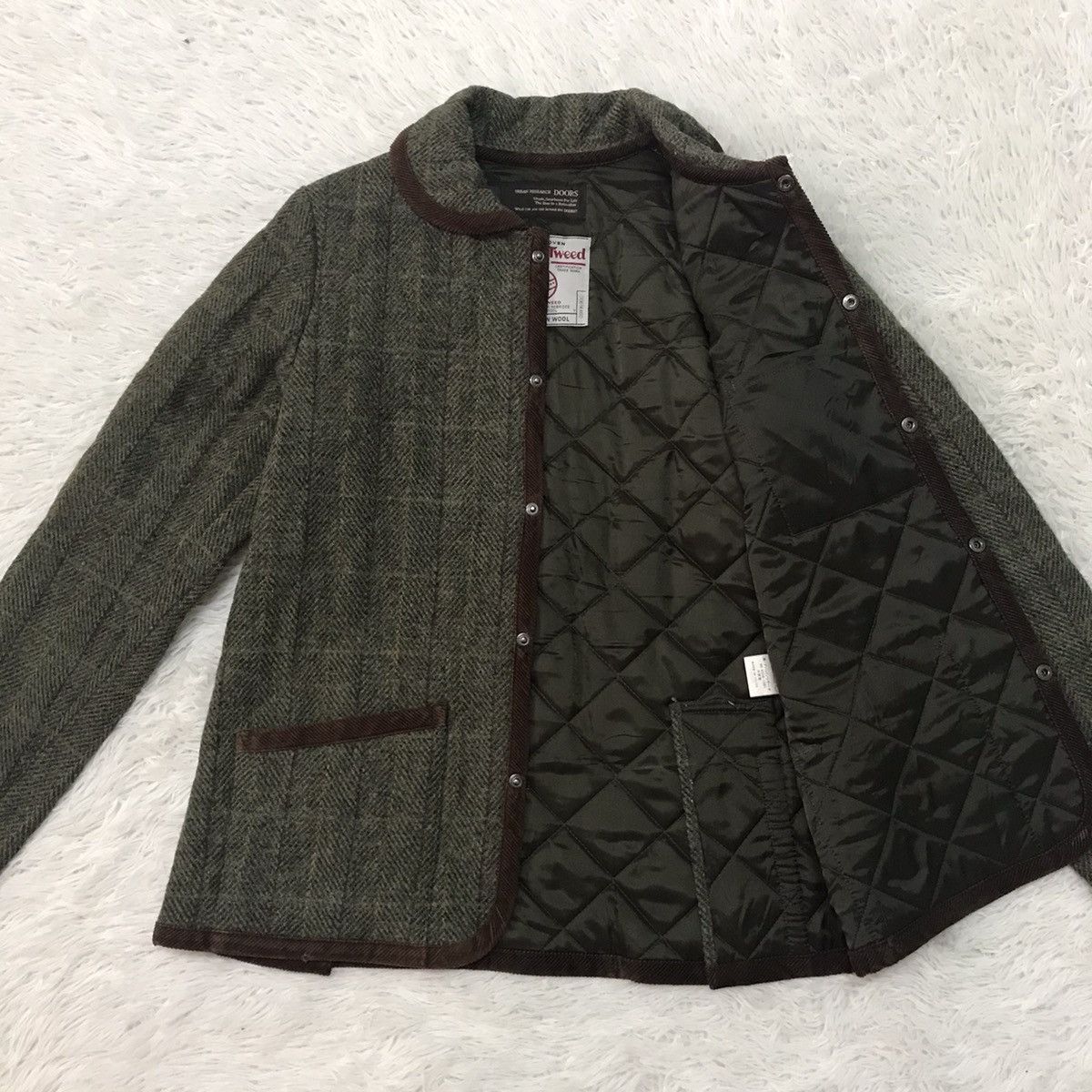 Harris Tweed Harris Tweed x Urban Research Doors Wool Jacket Size US S / EU 44-46 / 1 - 11 Thumbnail