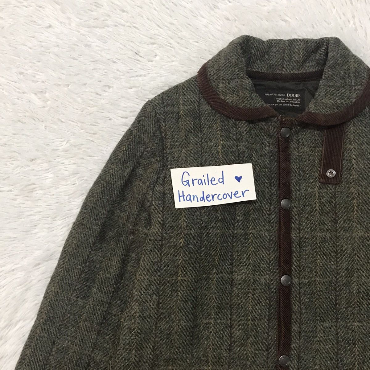 Harris Tweed Harris Tweed x Urban Research Doors Wool Jacket Size US S / EU 44-46 / 1 - 3 Thumbnail