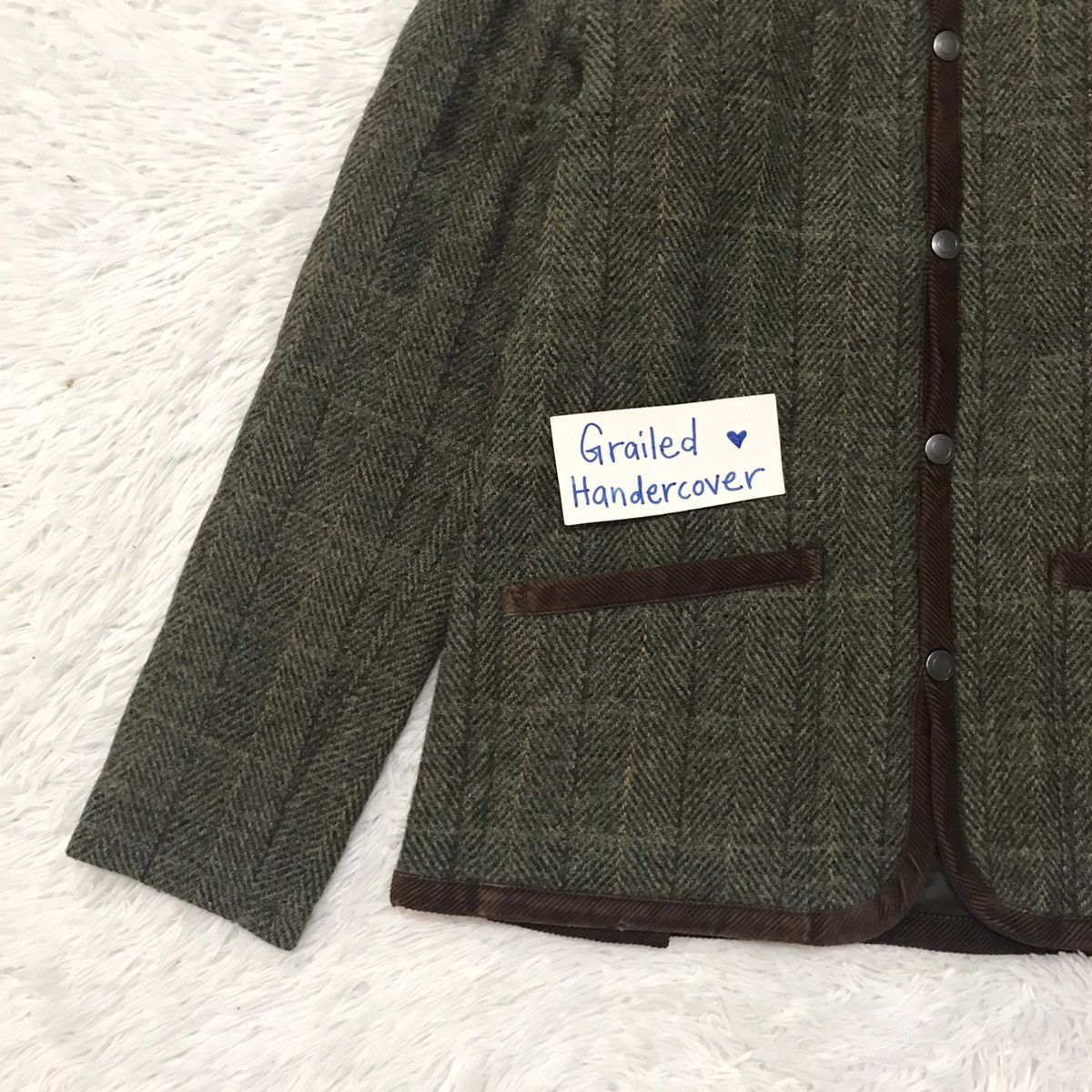 Harris Tweed Harris Tweed x Urban Research Doors Wool Jacket Size US S / EU 44-46 / 1 - 5 Thumbnail